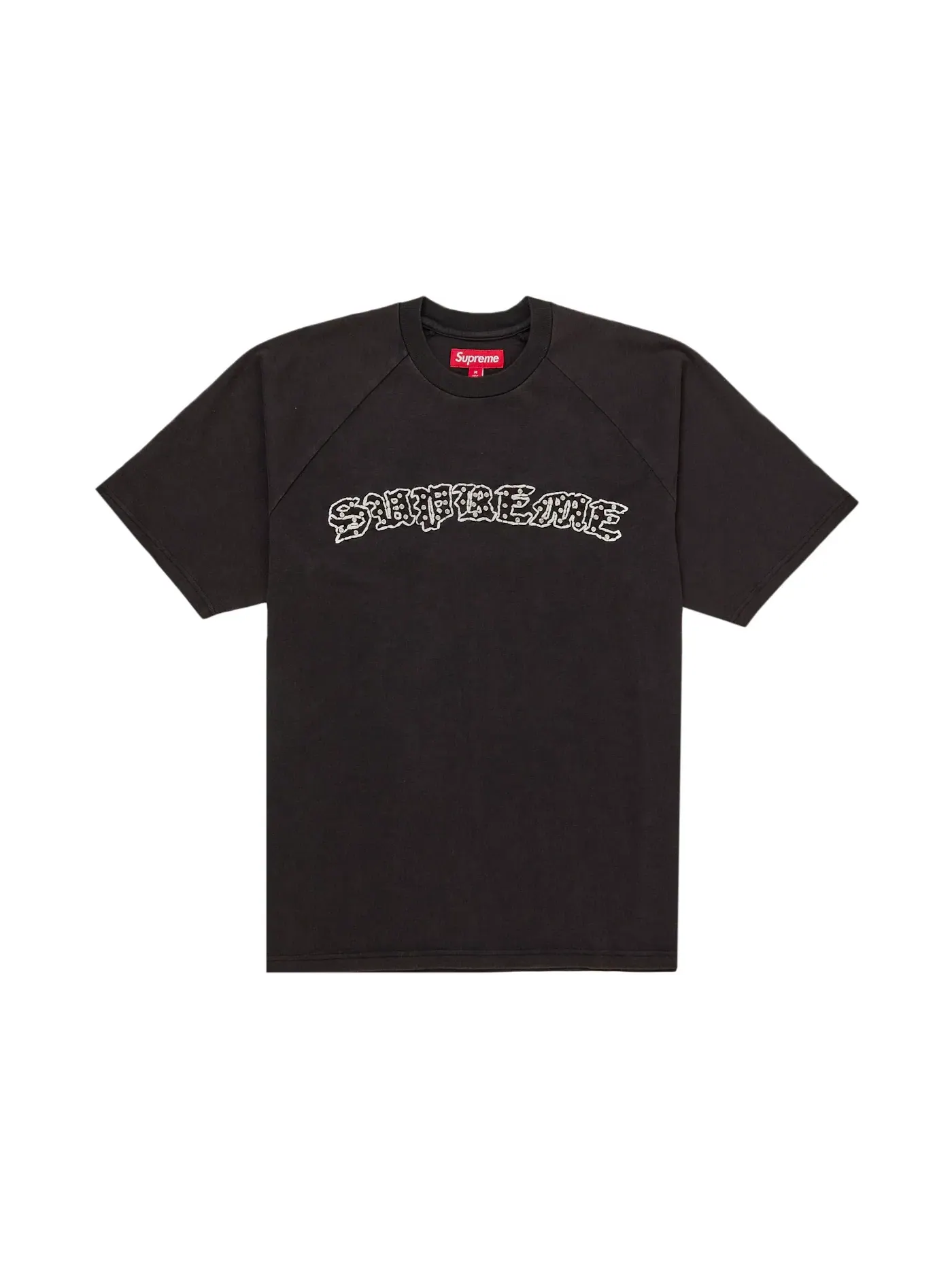 Мужская футболка с принтом Supreme — изображение 1 из 1, черный