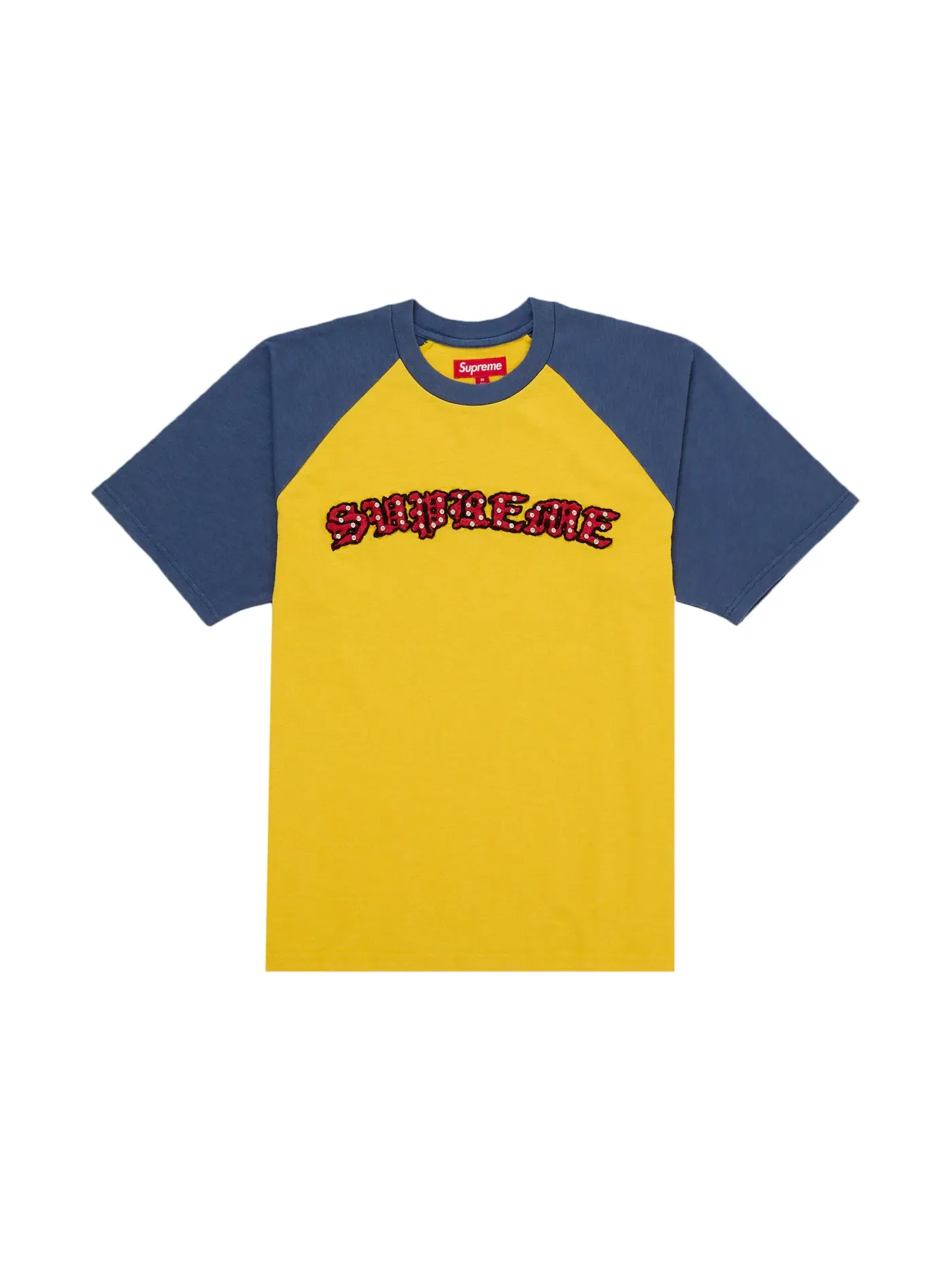 Мужская футболка с длинным рукавом из футера Supreme Top — изображение 1 из 1, золото