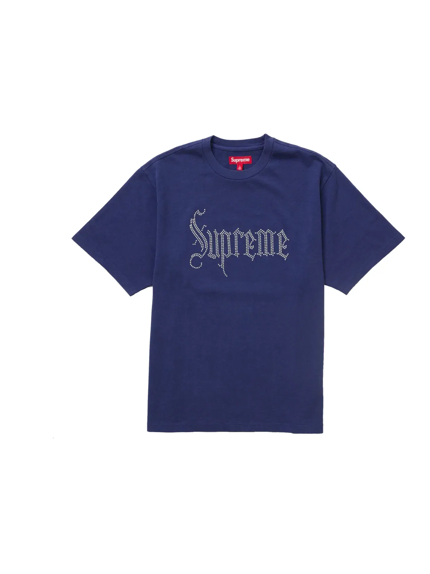 Мужская футболка с принтом Supreme Top — изображение 1 из 1, темно-синий
