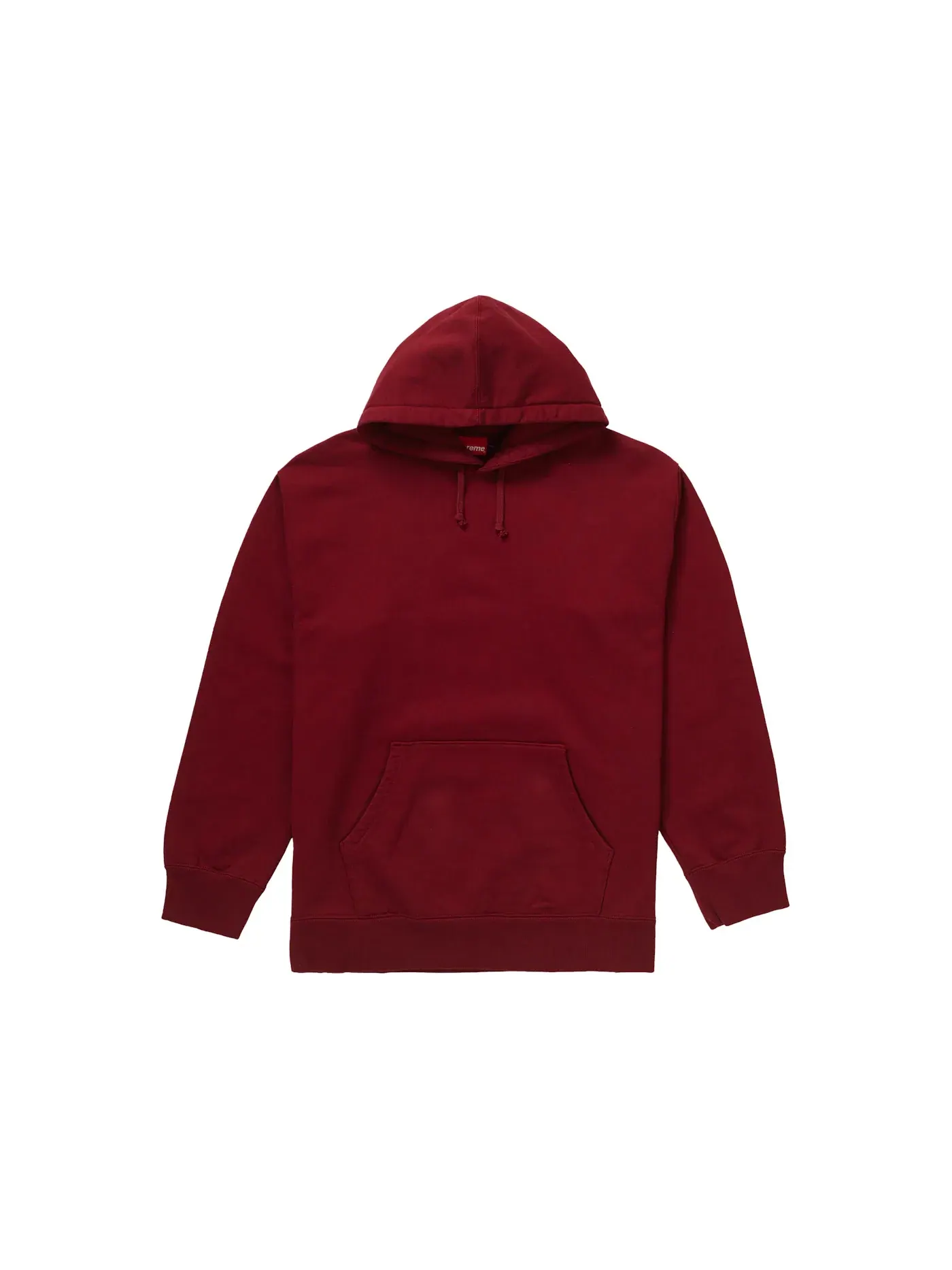 Мужской худи с принтом Supreme Rhinestone Script Cardinal — изображение 1 из 2, красный
