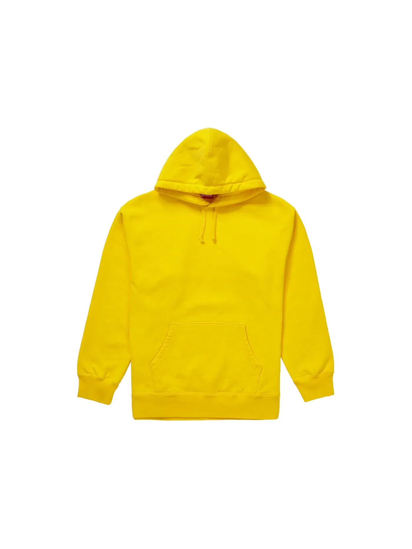 Мужской худи с принтом Supreme Rhinestone Script Sweatshirt — изображение 1 из 2, желтый