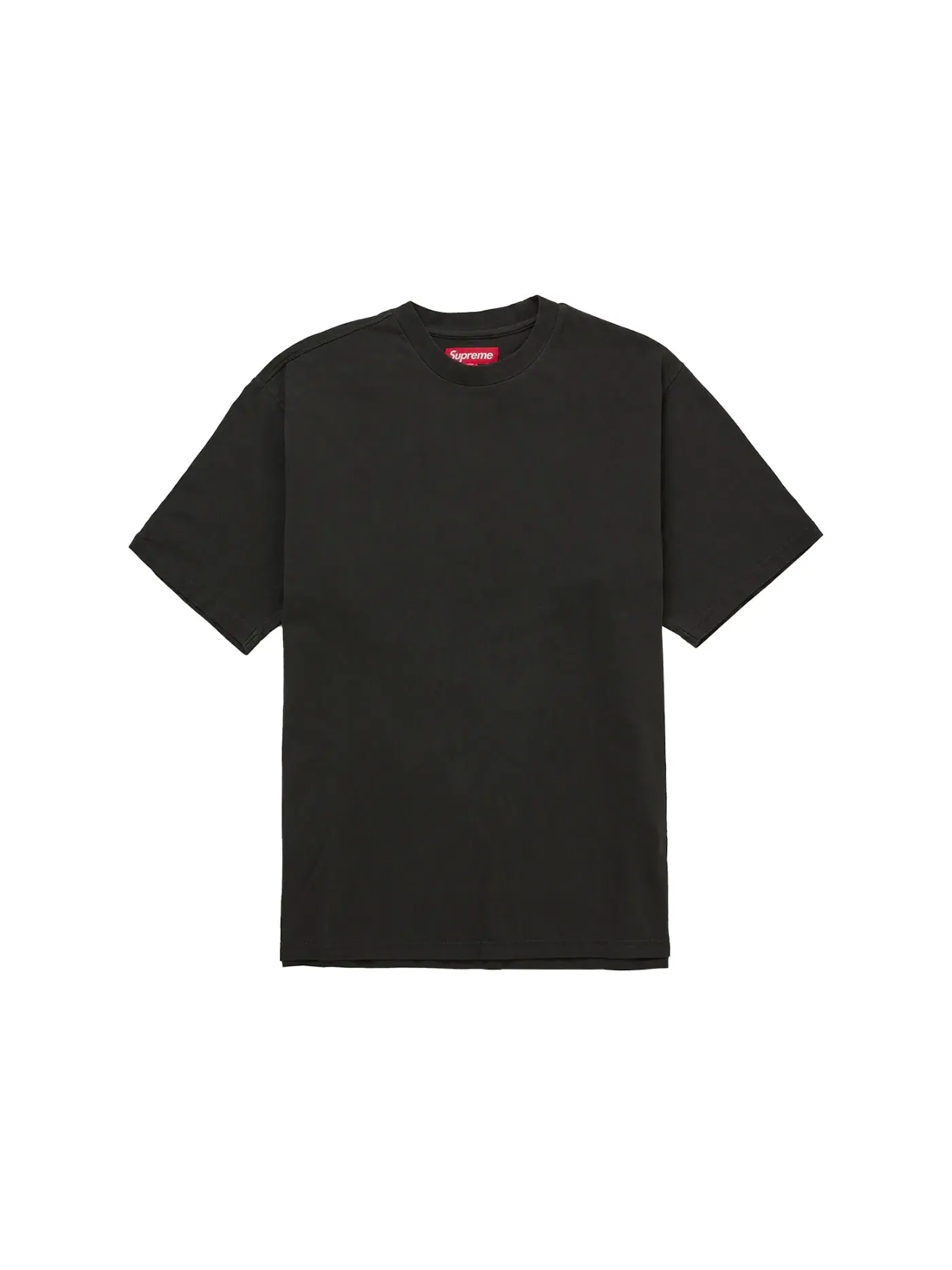 Мужская футболка с принтом Supreme Rhinestone Script S/S Top — изображение 2 из 2, черный