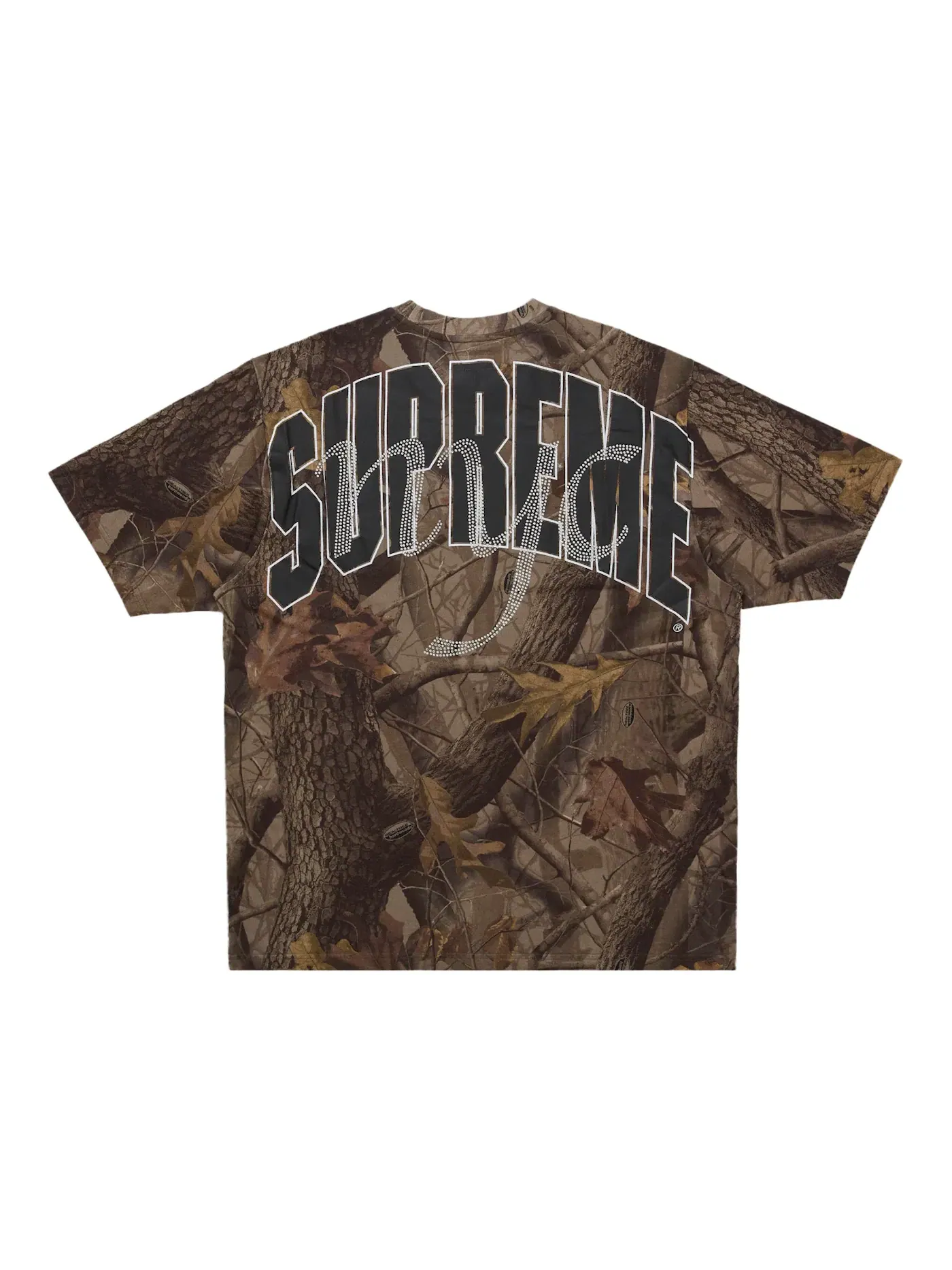 Мужская футболка с коротким рукавом с принтом Supreme Top, Realtree Hardwoods Camo — изображение 1 из 2