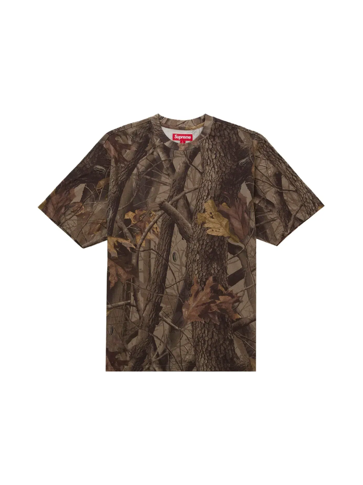 Мужская футболка с коротким рукавом с принтом Supreme Top, Realtree Hardwoods Camo — изображение 2 из 2