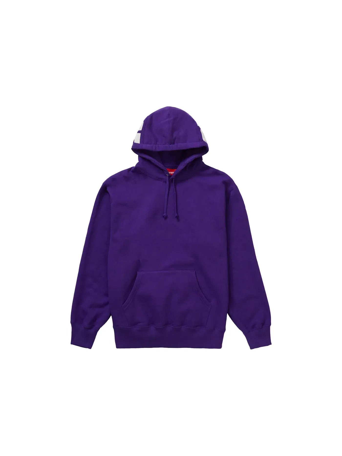Мужской свитшот с капюшоном Supreme — изображение 3 из 3, фиолетовый