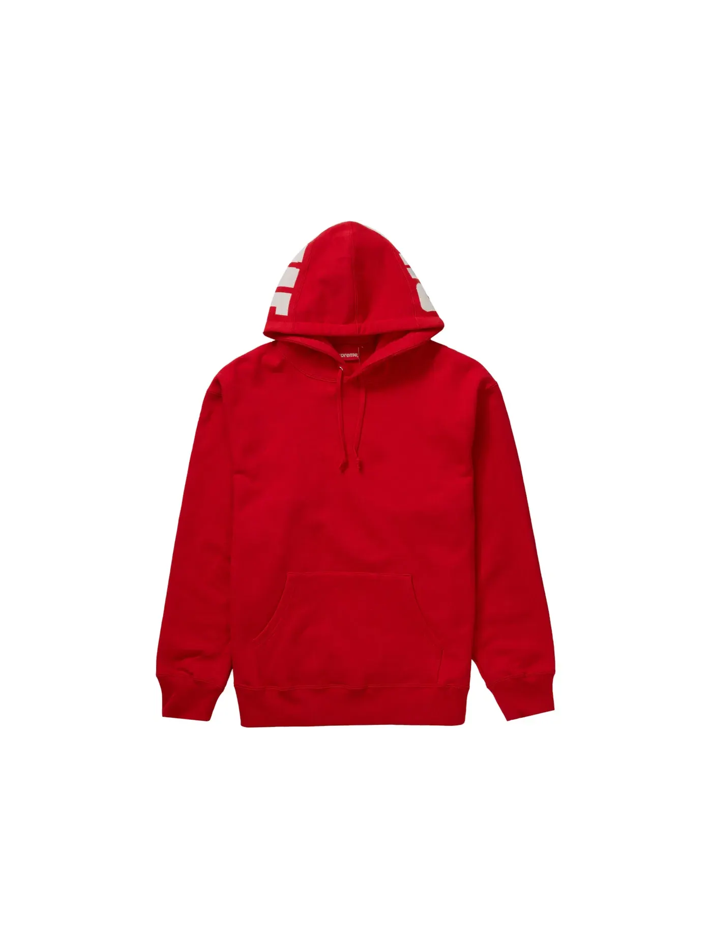 Мужской худи с капюшоном Supreme Hooded Sweatshirt — изображение 3 из 3, красный