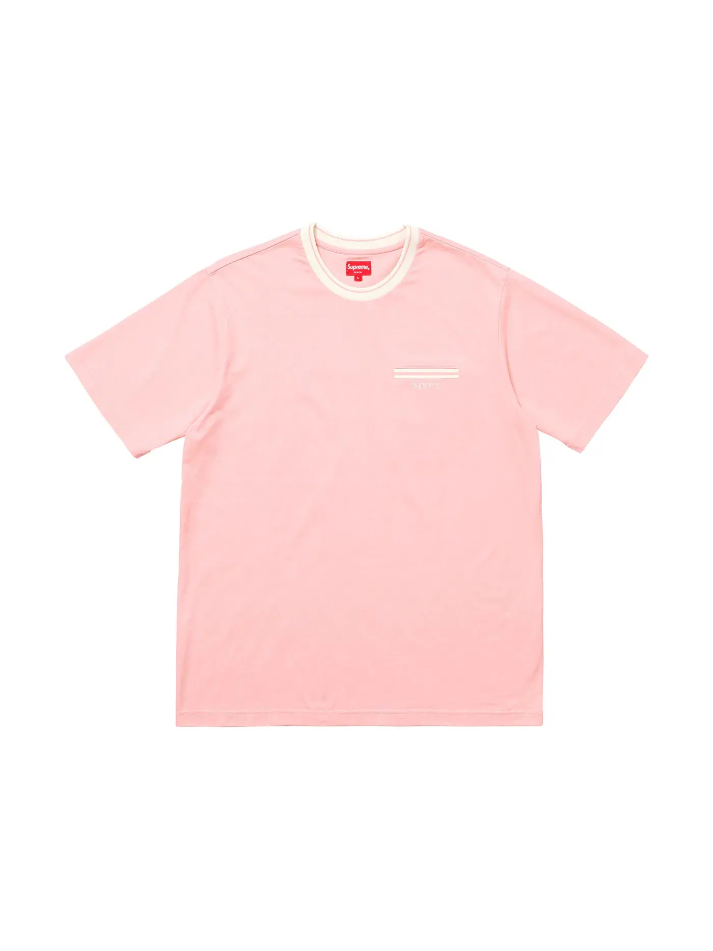 Мужская футболка с ребристой структурой Supreme Tee — изображение 1 из 1, розовый