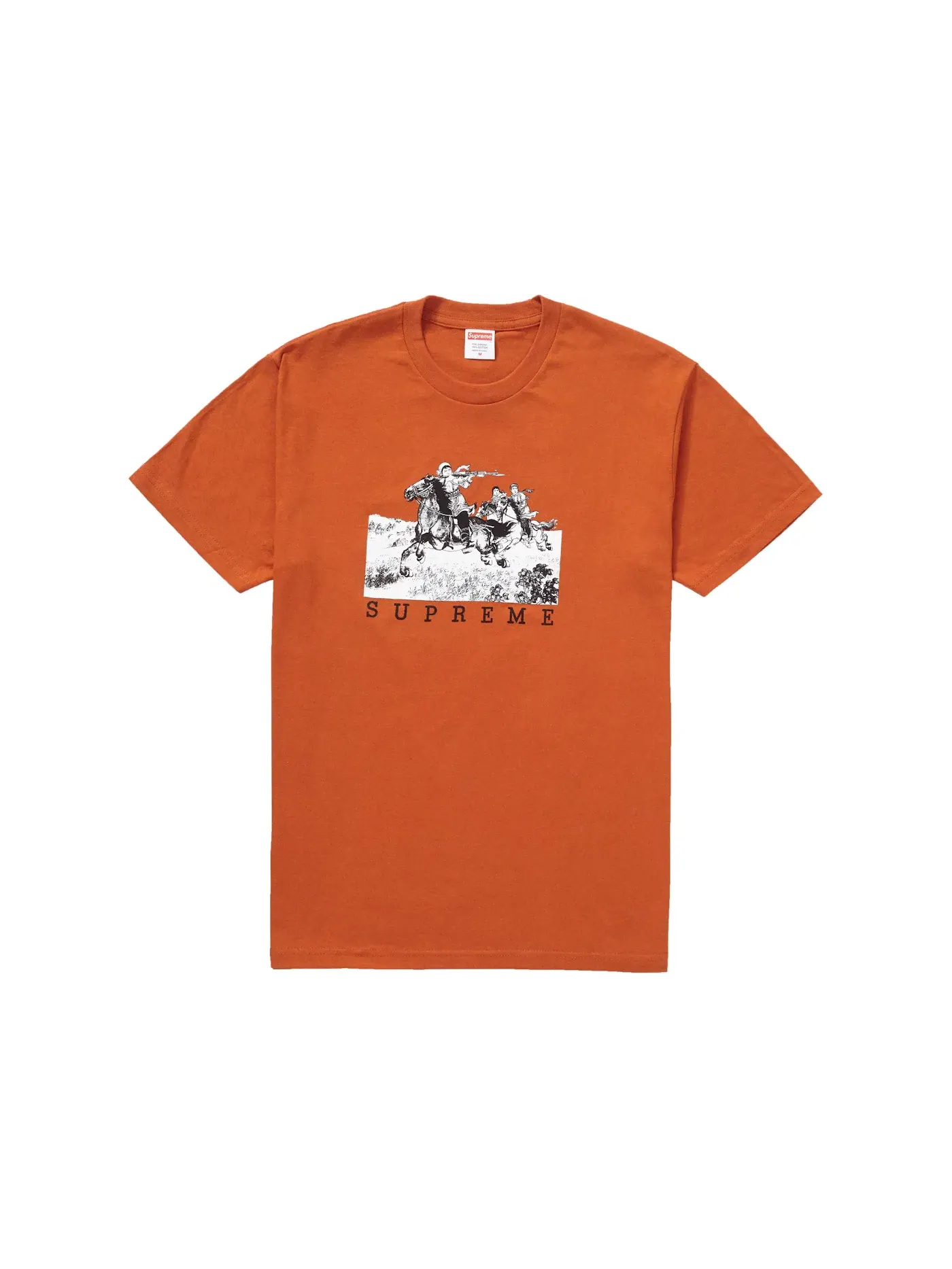 Мужская футболка с принтом Supreme Riders Tee Supreme — изображение 1 из 1, красный