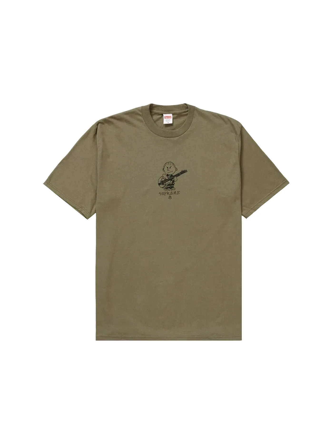 Мужская футболка Supreme Tee — изображение 1 из 1, светлый оливковый