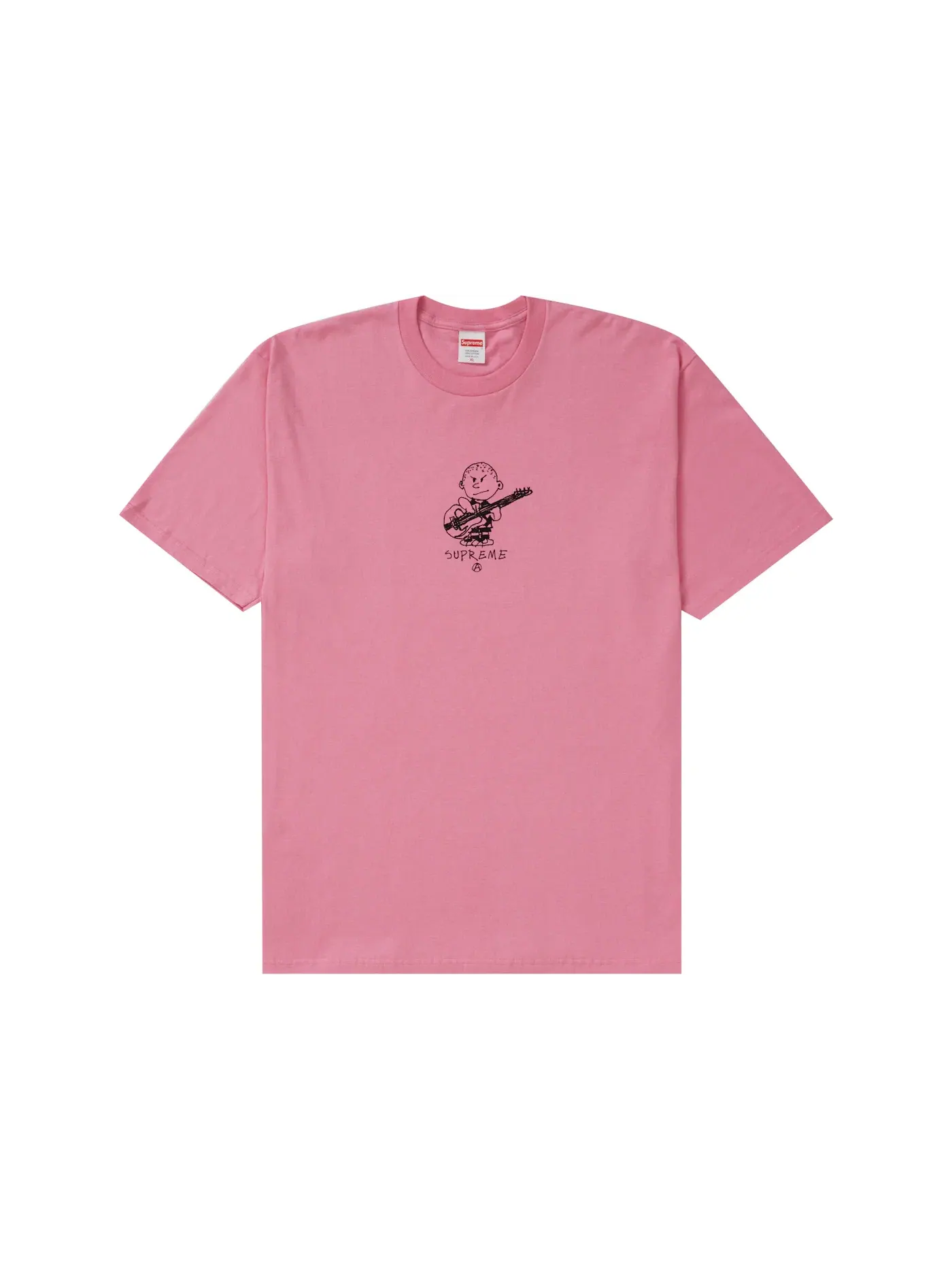 Мужская футболка с принтом Supreme Tee — изображение 1 из 1, розовый