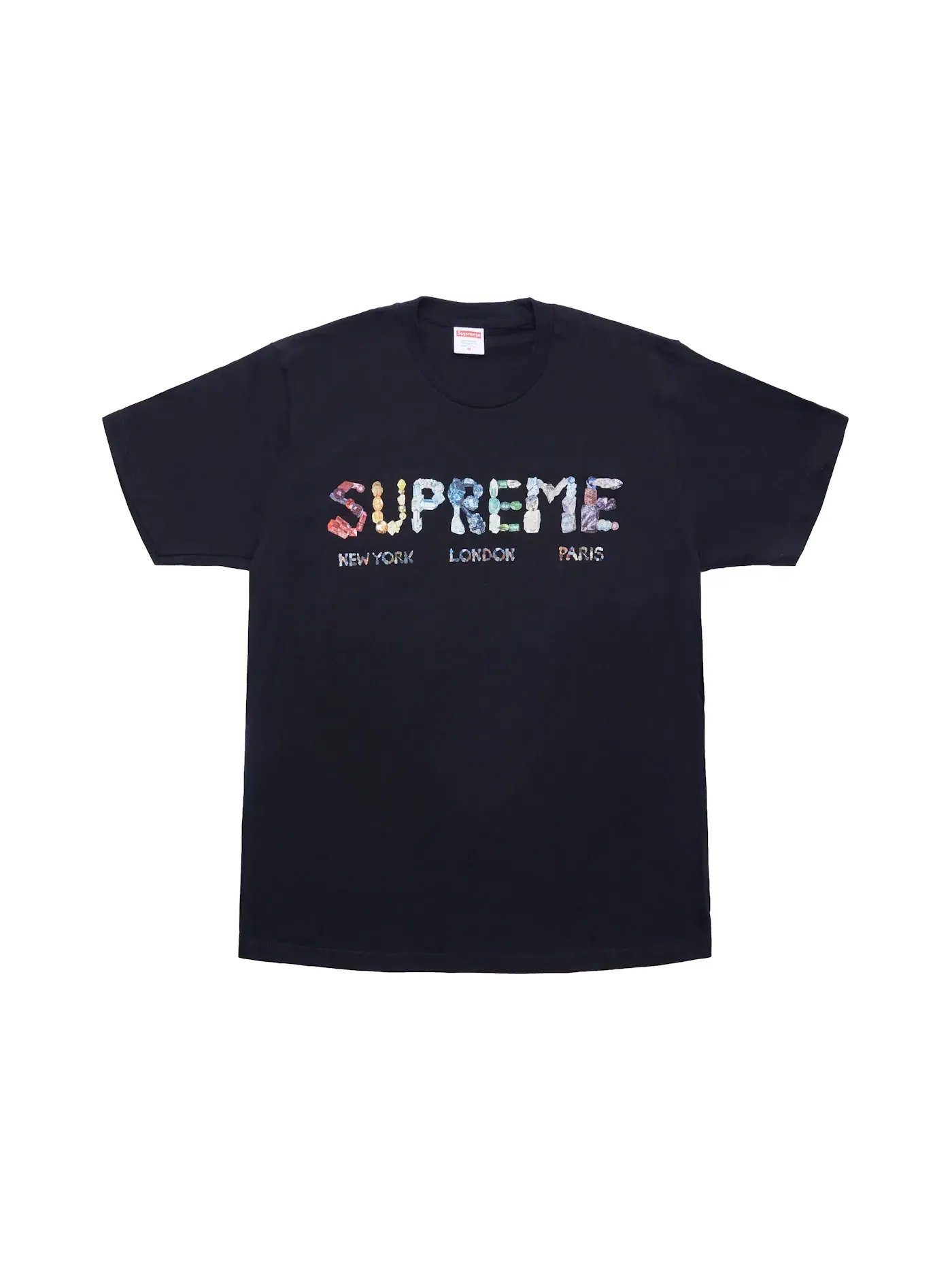 Мужская футболка с принтом Supreme Tee — изображение 1 из 1, черный