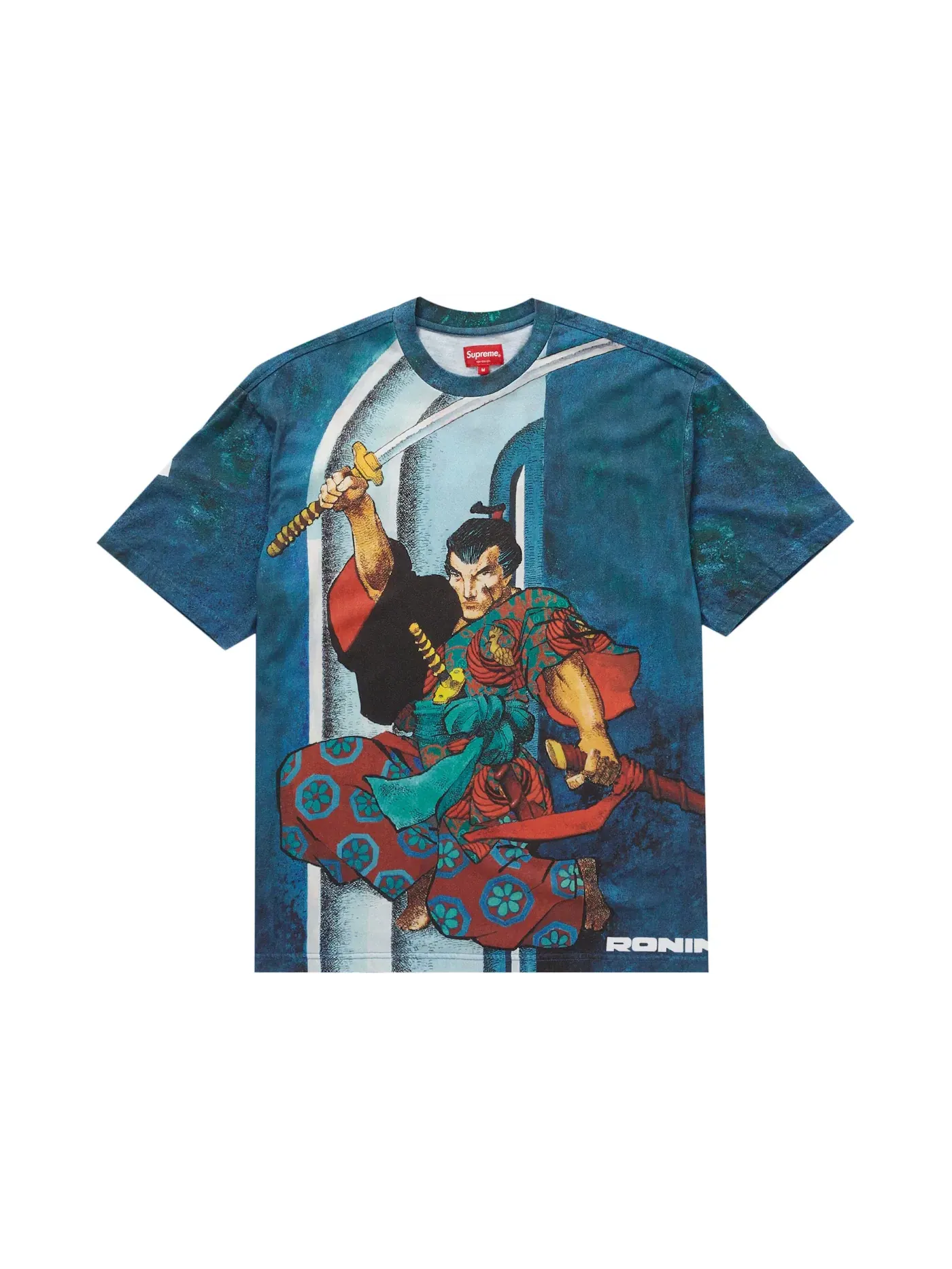 Мужская футболка с принтом Supreme Ronin Top — изображение 1 из 2, мульти