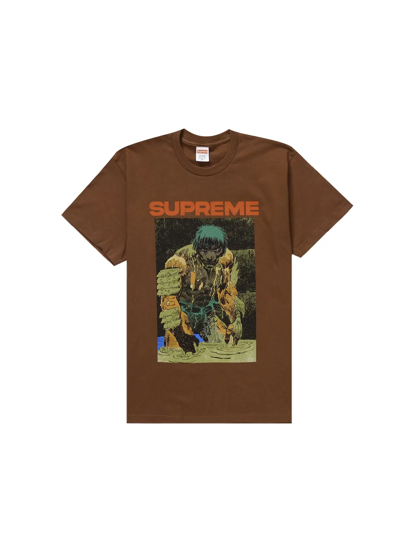 Мужская футболка с принтом Supreme Ronin Tee — изображение 1 из 2, коричневый