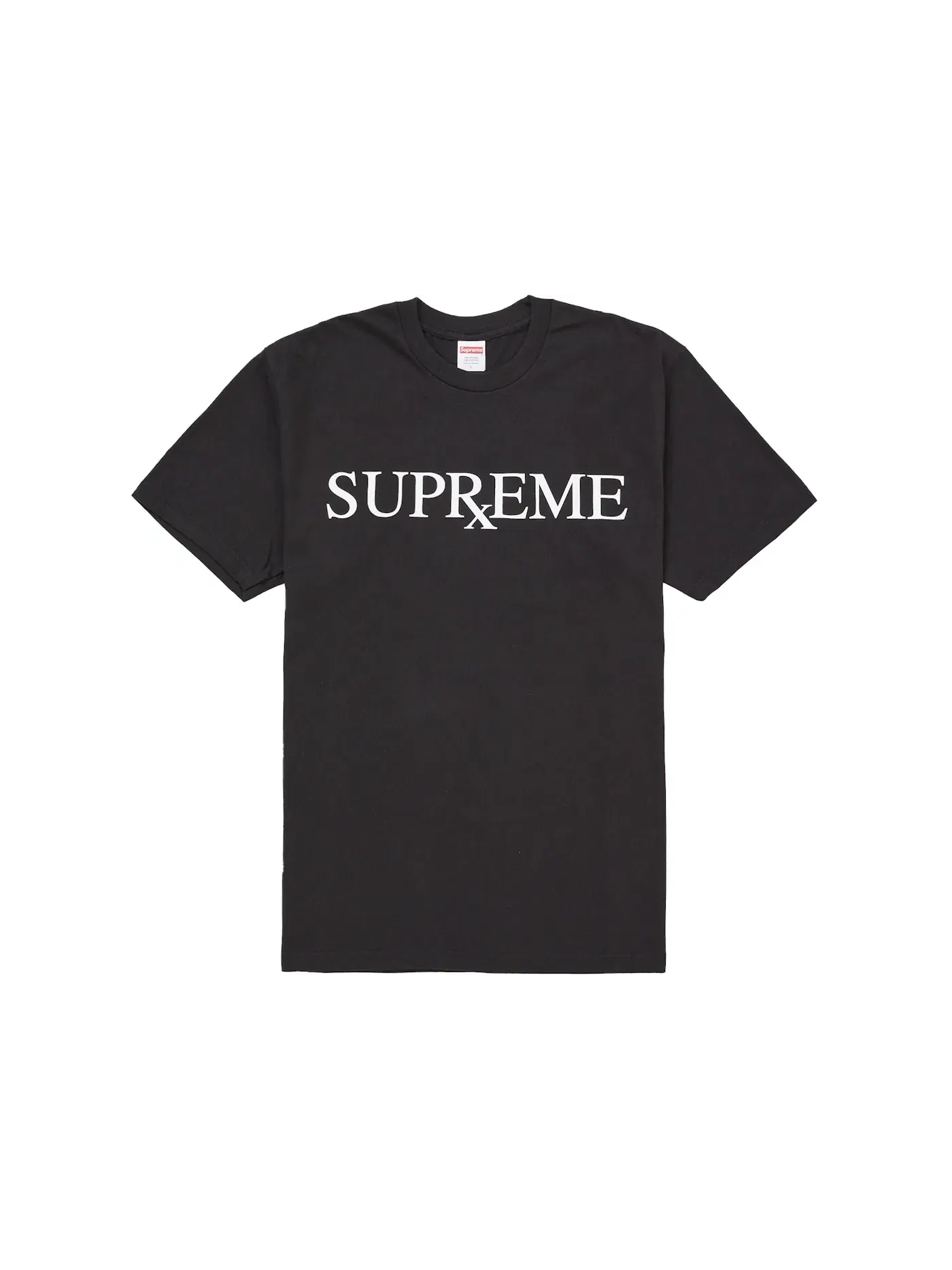 Мужская футболка с принтом Supreme Tee — изображение 1 из 1, черный