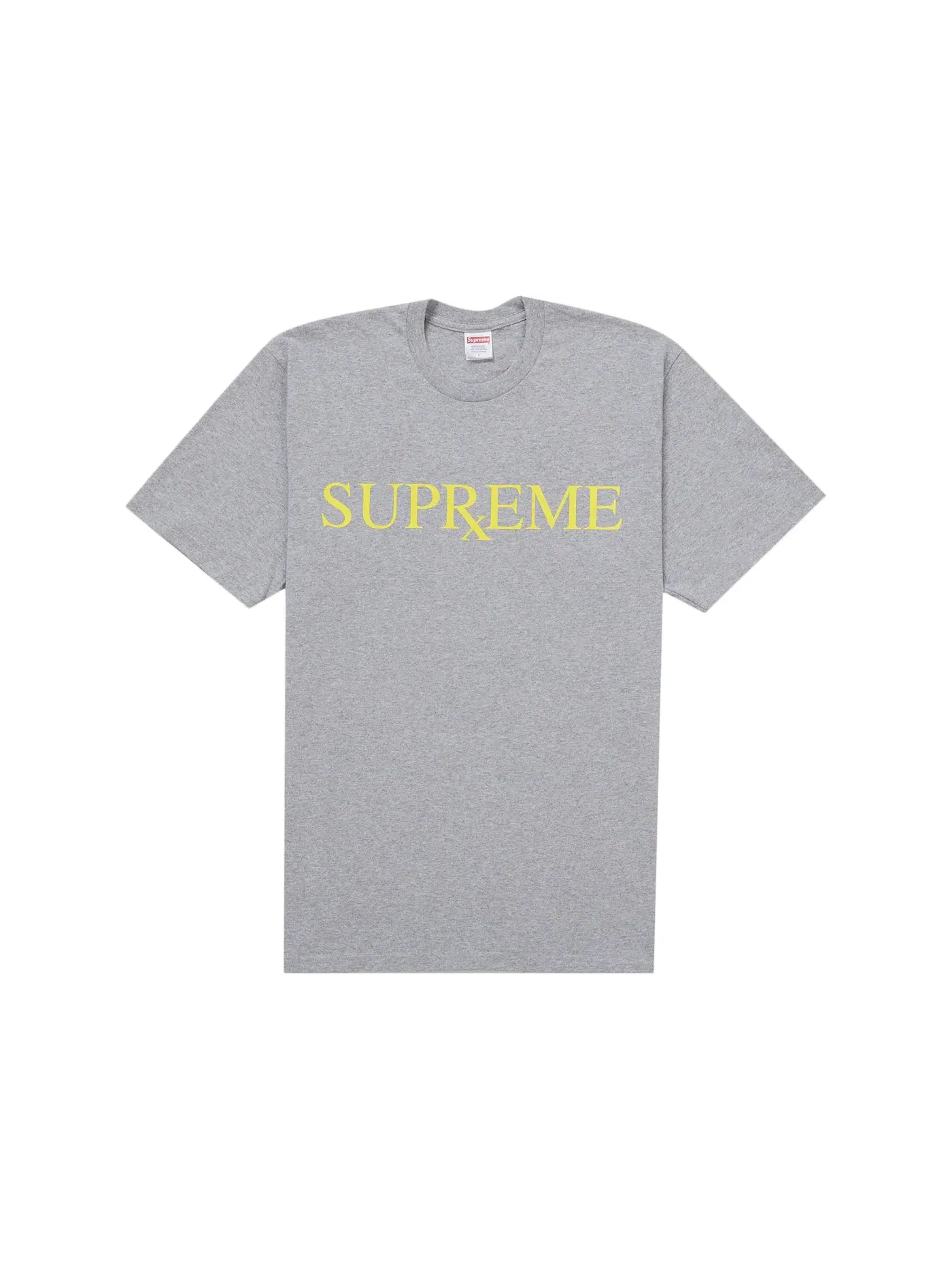 Мужская футболка с принтом Supreme RX Tee — изображение 1 из 1, серый