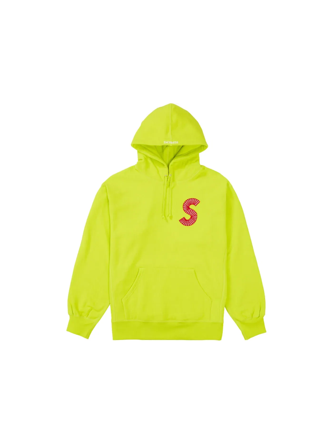 Мужская худи с капюшоном с логотипом Supreme S Logo — изображение 1 из 1, зеленый