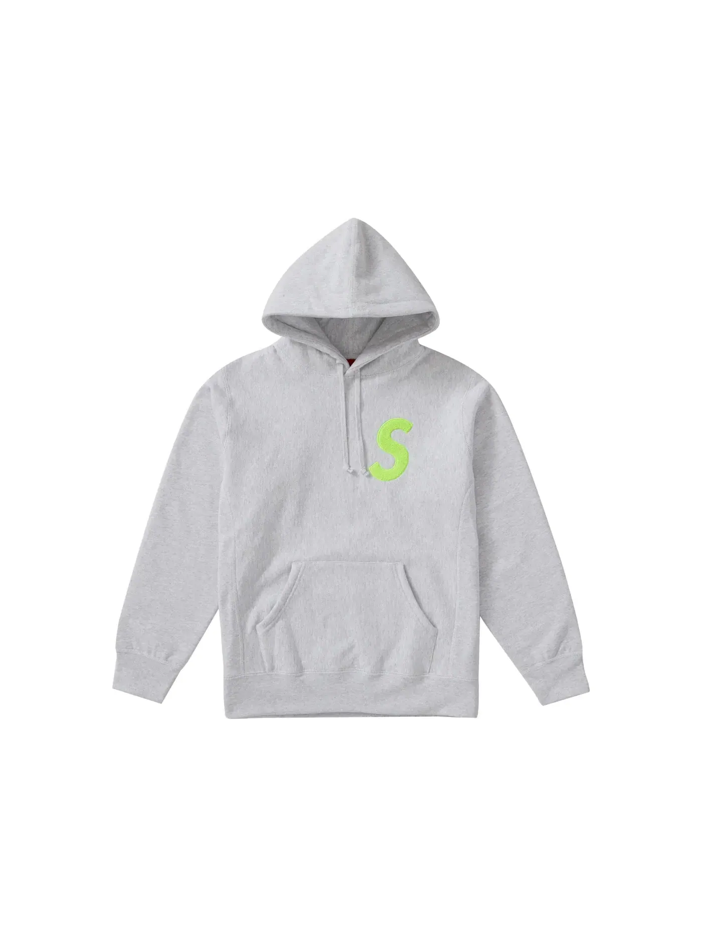 Мужская худи с принтом Supreme Hooded Sweatshirt FW19 — изображение 1 из 1, серый
