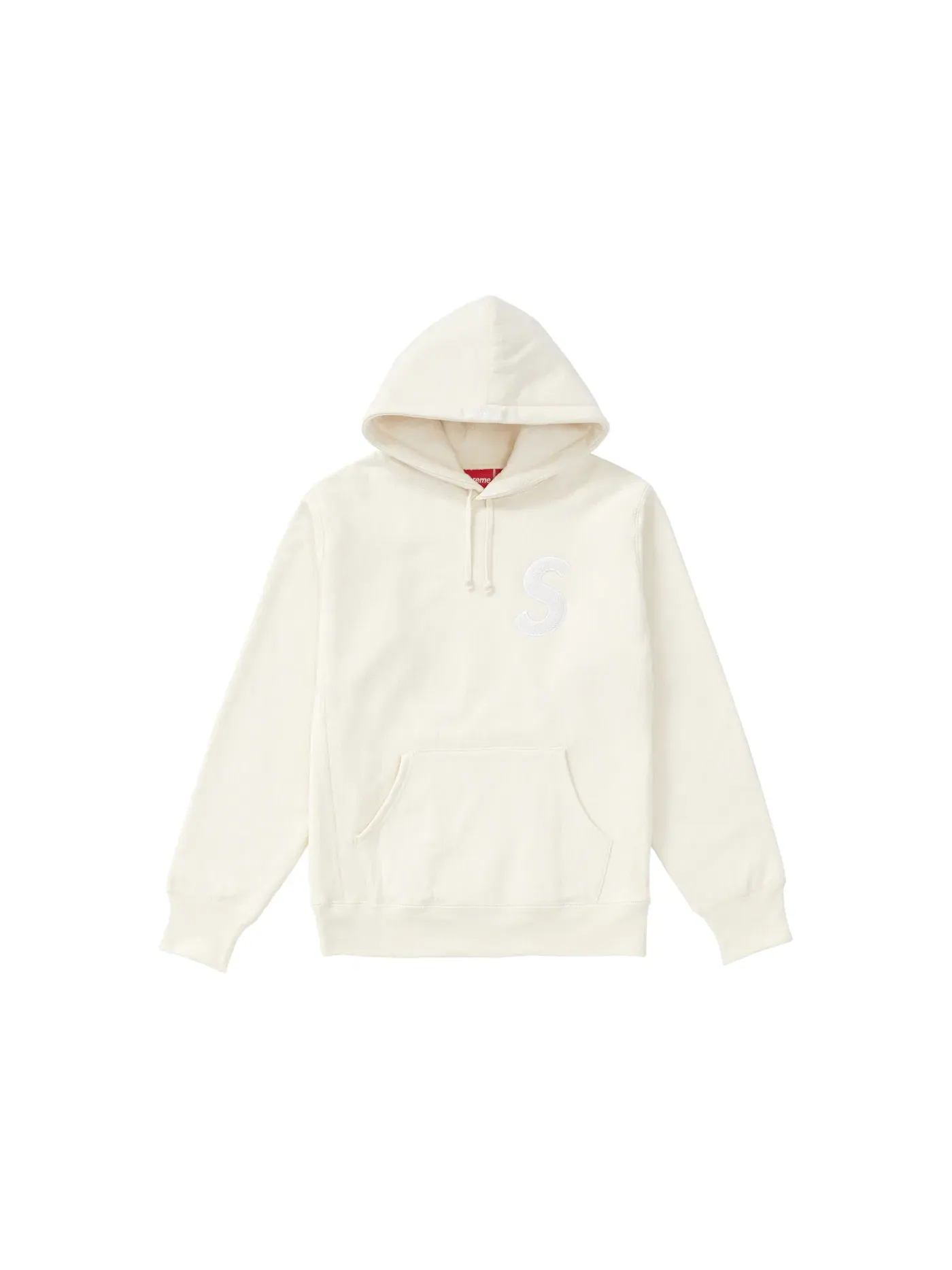 Мужской свитшот с капюшоном и принтом Supreme (FW18) — изображение 1 из 1, прозрачный