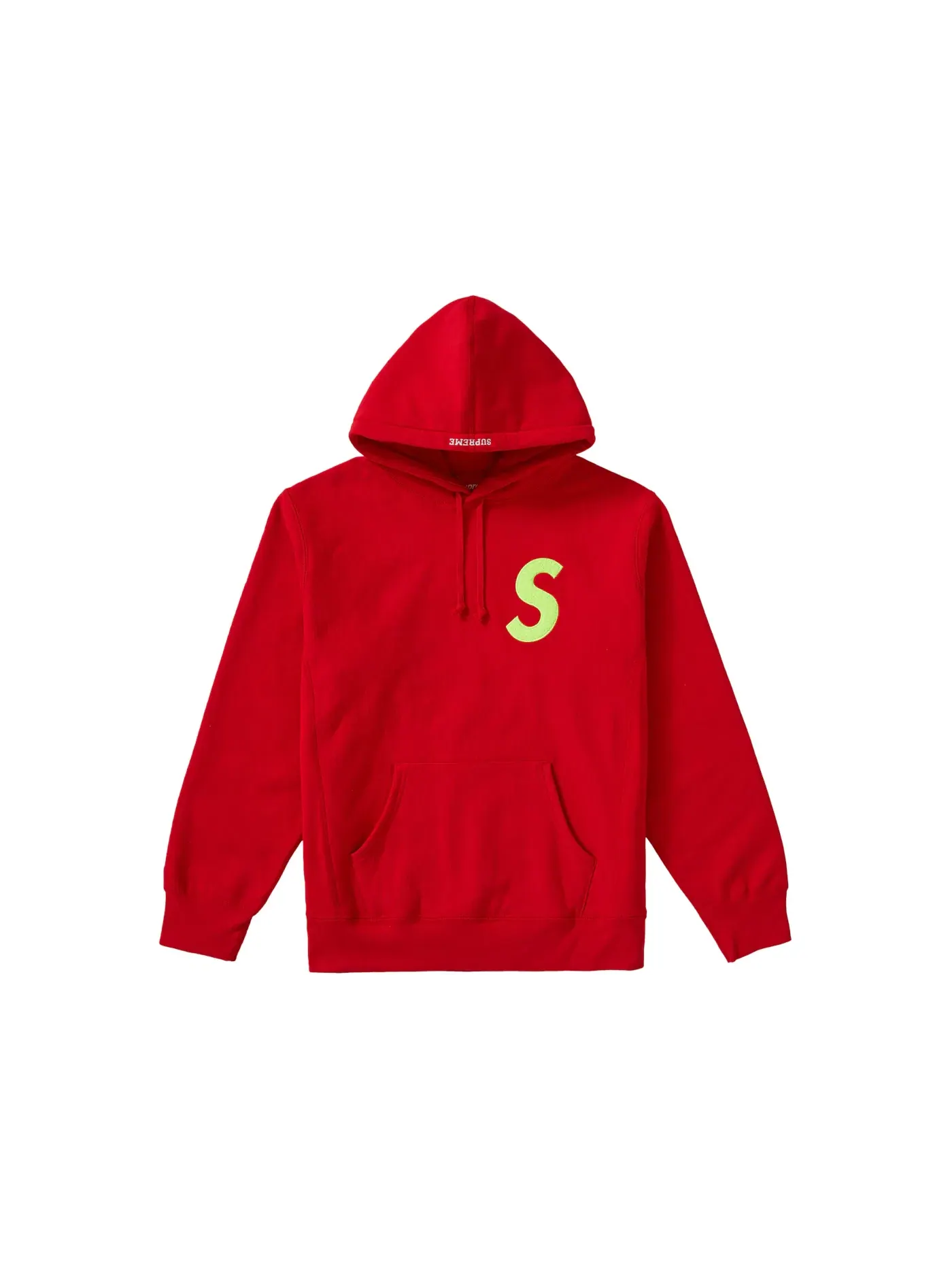 Мужская худи с контрастной аппликацией Supreme S Logo — изображение 1 из 1
