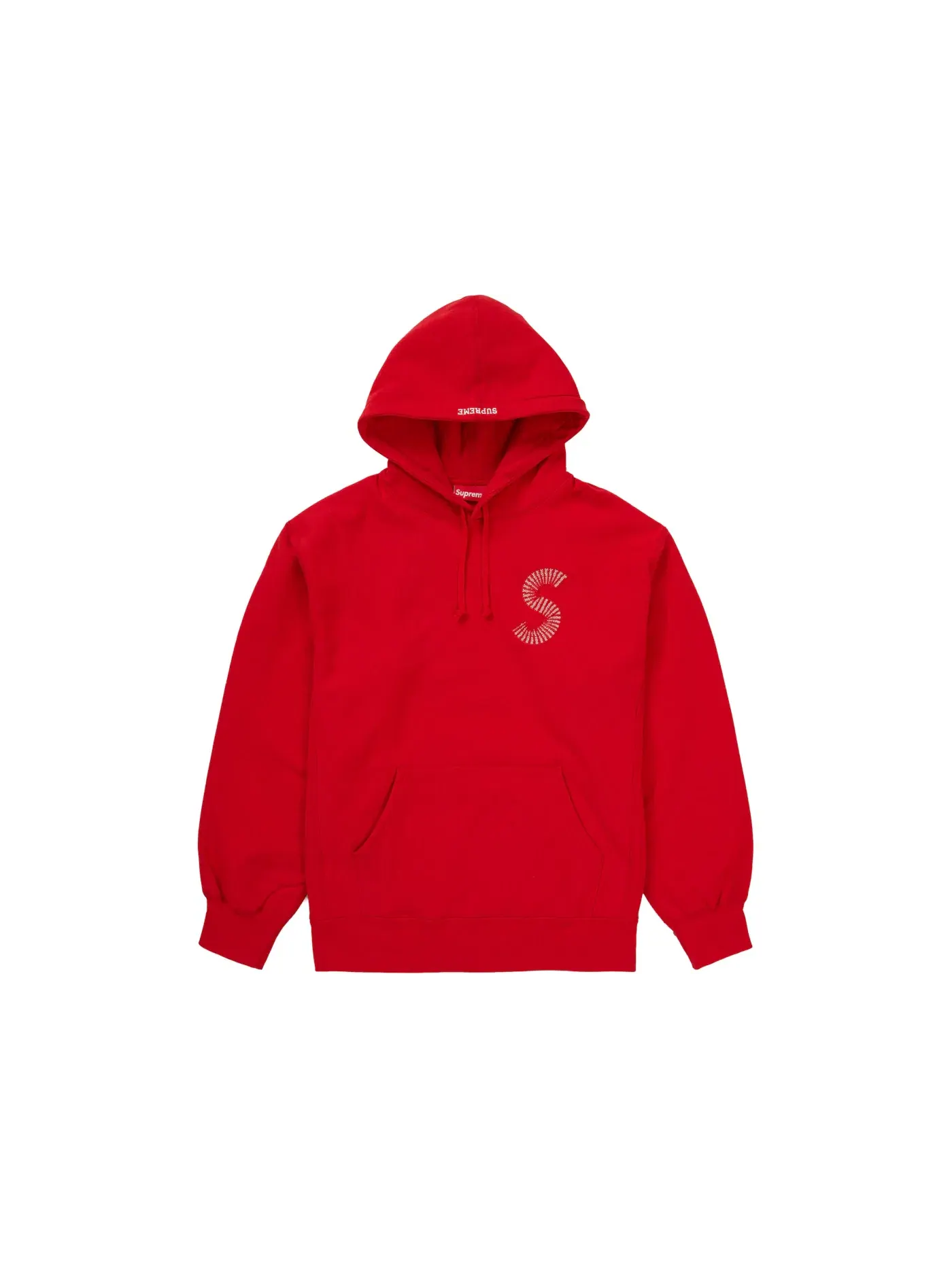 Мужской худи с капюшоном Supreme — изображение 1 из 1, красный