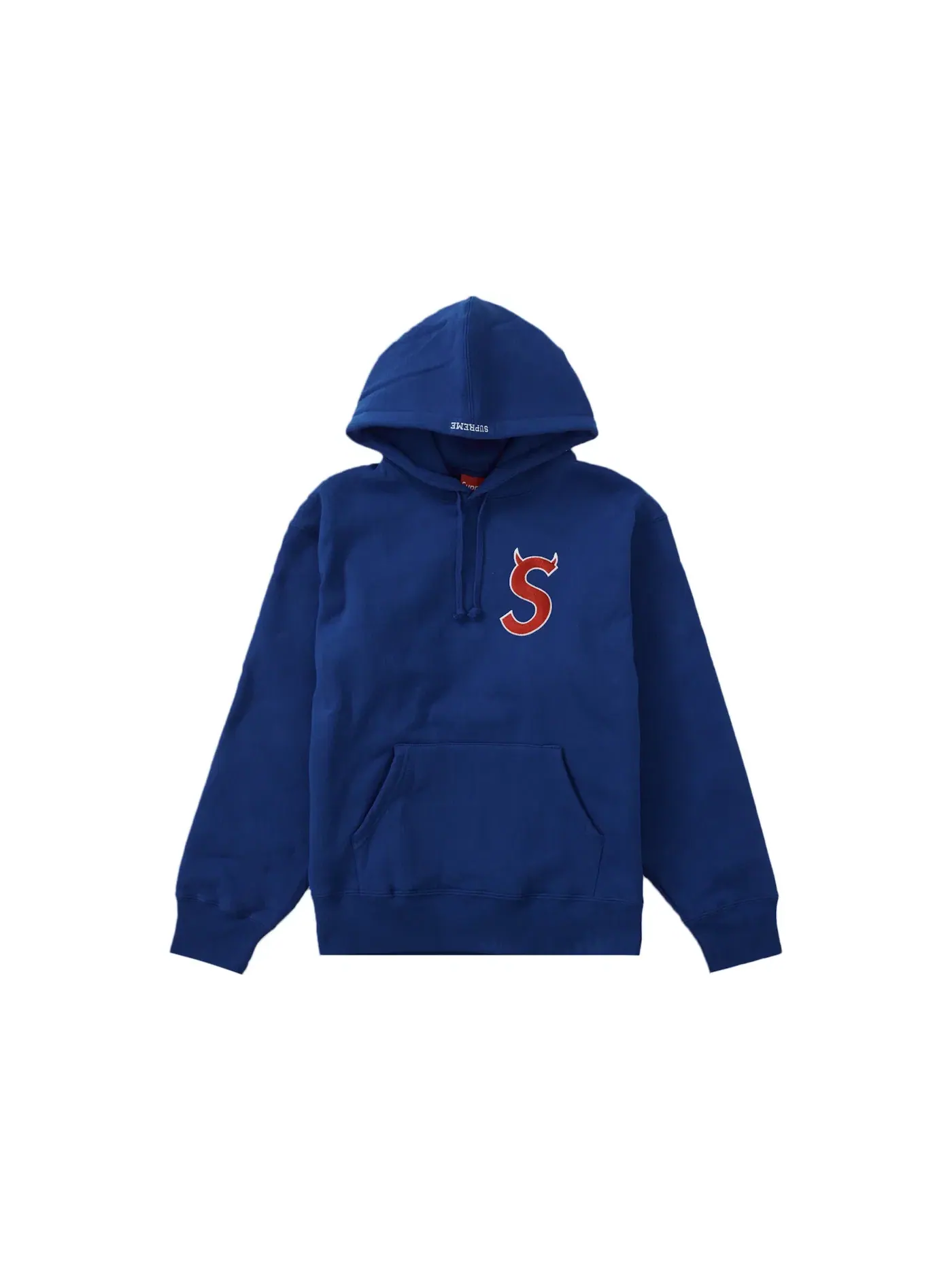 Мужской худи с принтом Supreme S Logo Hooded Sweatshirt (FW22) — изображение 1 из 1, королевский