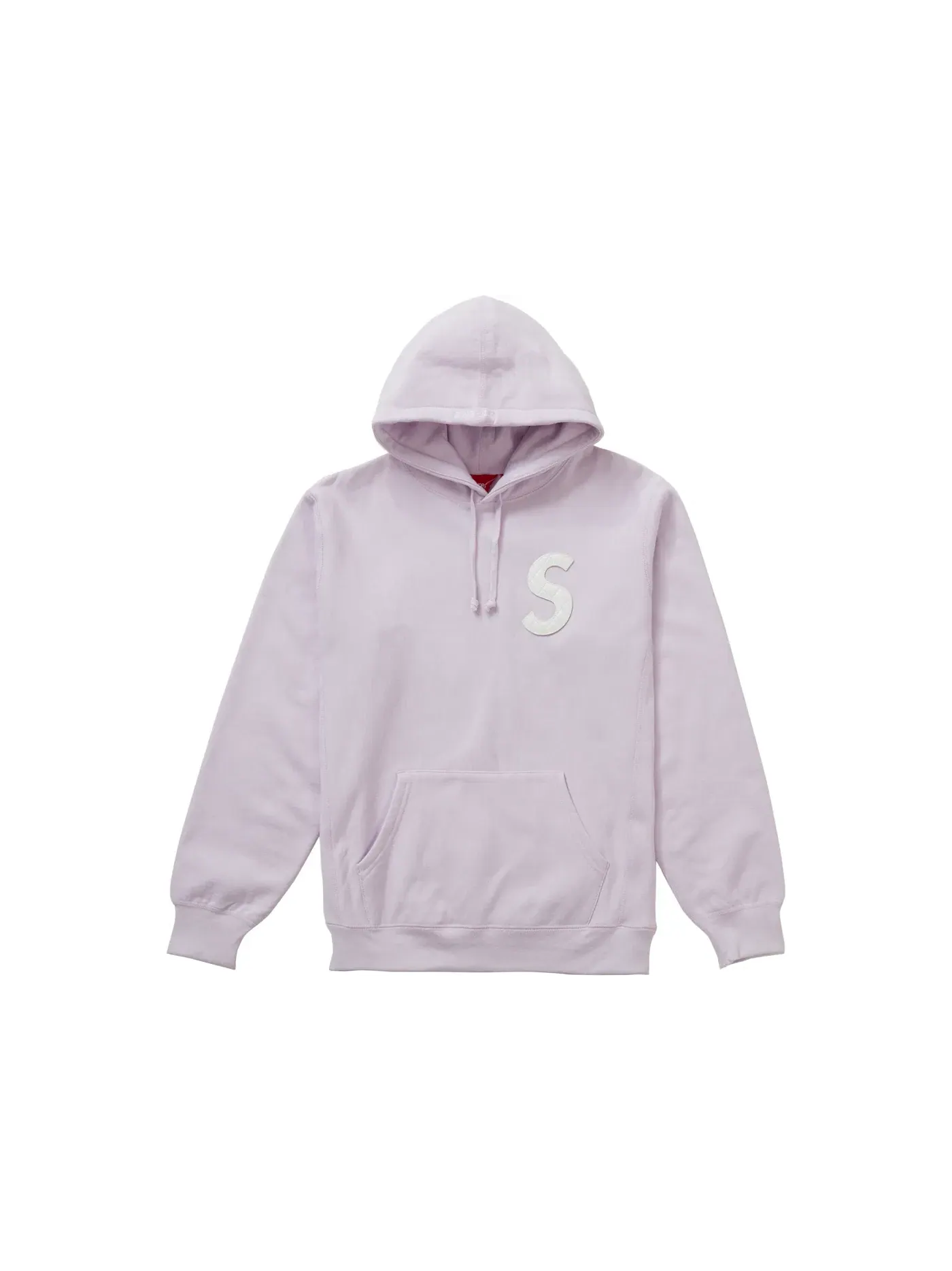 Мужская худи с принтом Hooded Sweatshirt (SS20) Supreme — изображение 1 из 1, светлый фиолетовый