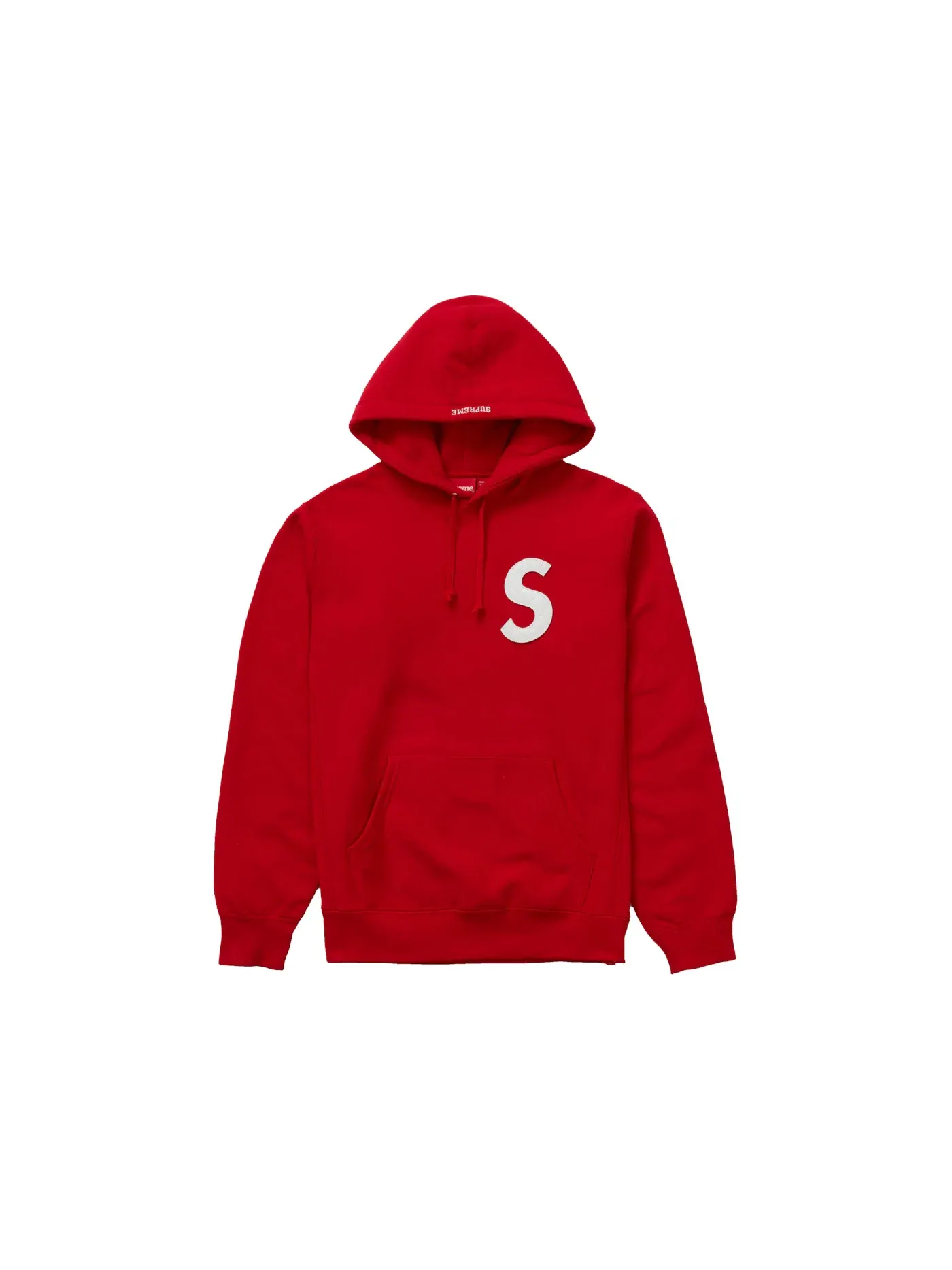 Мужской худи с капюшоном с принтом Hooded Sweatshirt (SS20) Supreme — изображение 1 из 1, красный