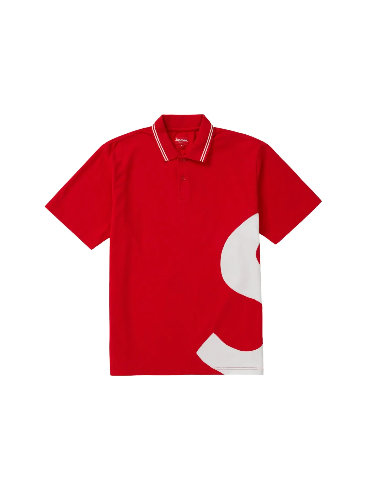 Мужское поло Supreme — изображение 1 из 2, красный