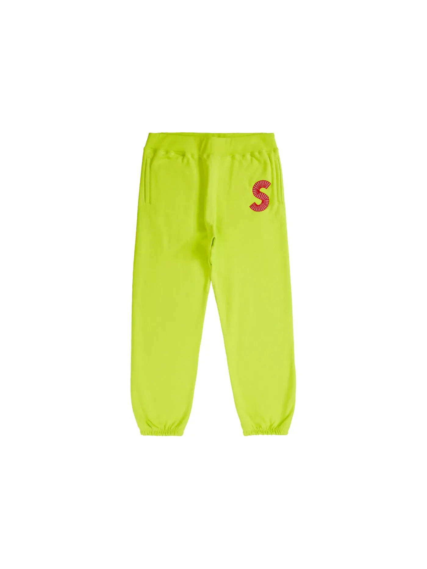 Мужские спортивные штаны модель Sweatpant (FW20) Supreme — изображение 1 из 2, зеленый