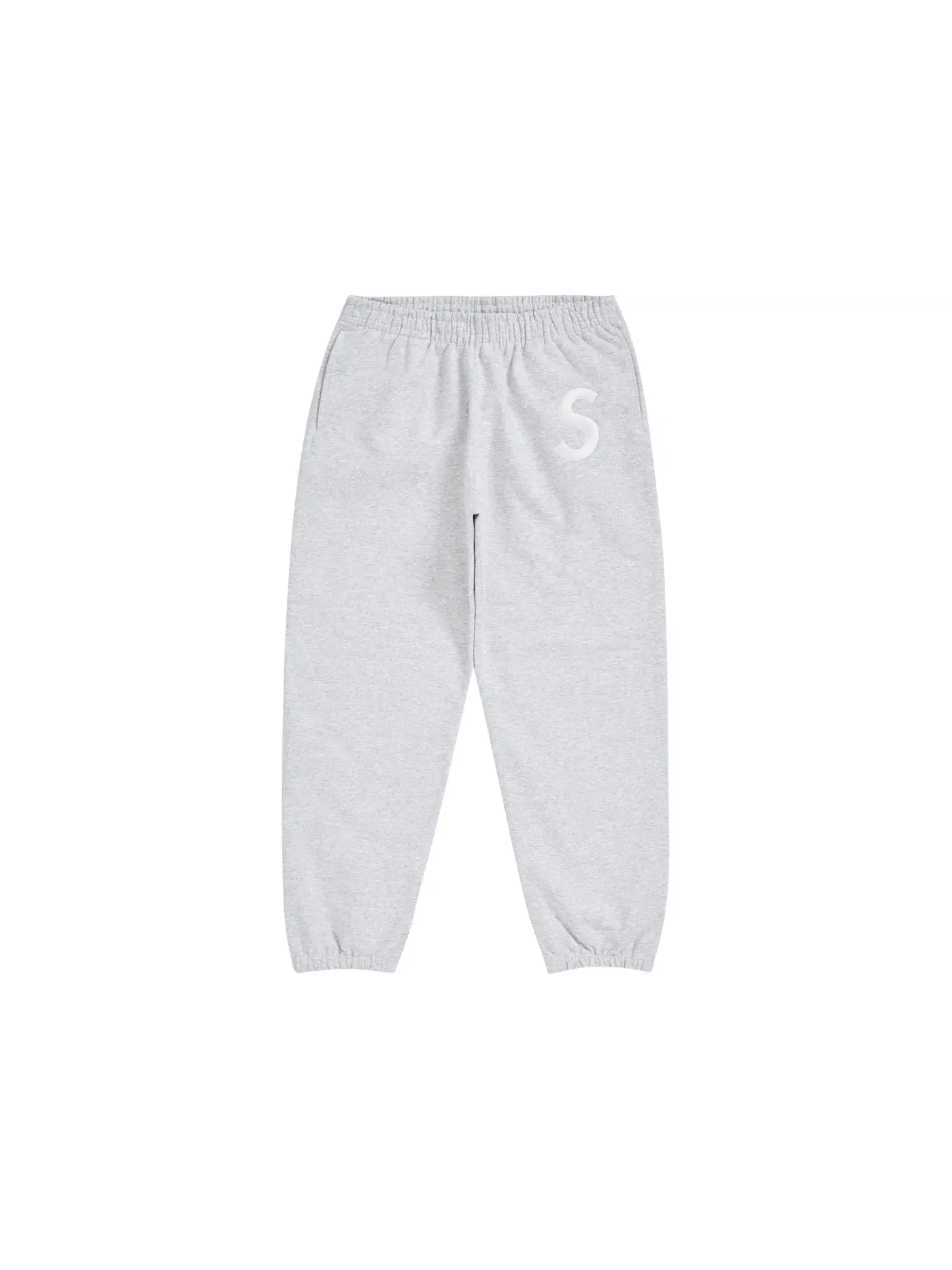 Мужские спортивные штаны с логотипом Supreme Sweatpant (FW24) — изображение 1 из 2, серый