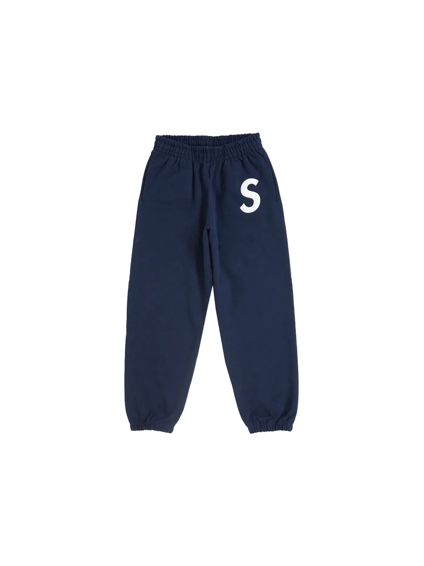 Мужские спортивные штаны с логотипом Supreme S Logo Sweatpant — изображение 1 из 2, темно-синий