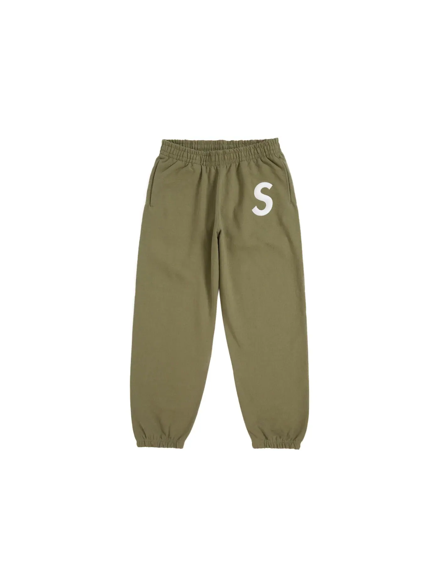 Мужские спортивные штаны Supreme Sweatpant (FW24) — изображение 1 из 2, светлый оливковый