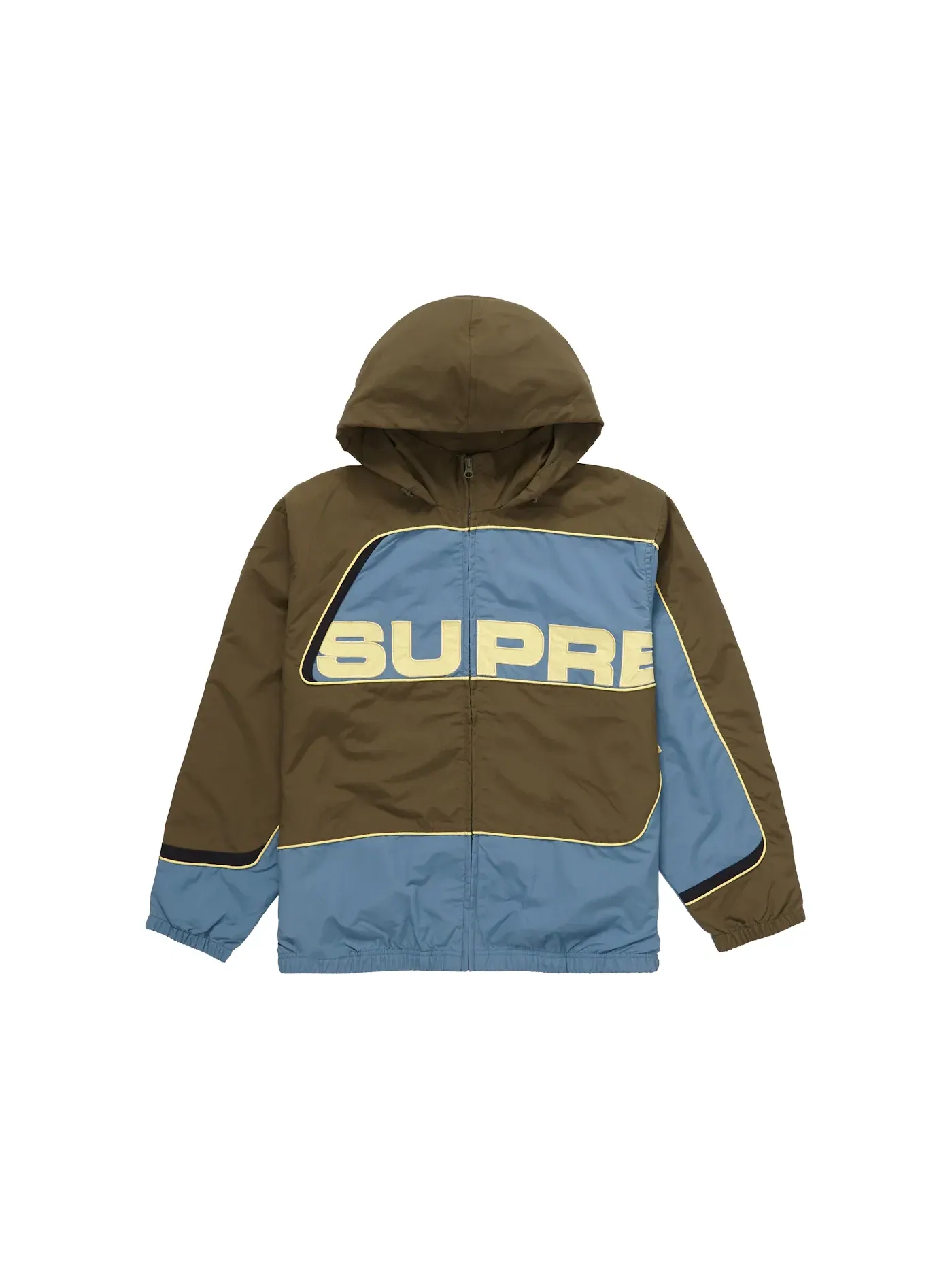 Мужская куртка с панелями Supreme — изображение 3 из 3, оливковый