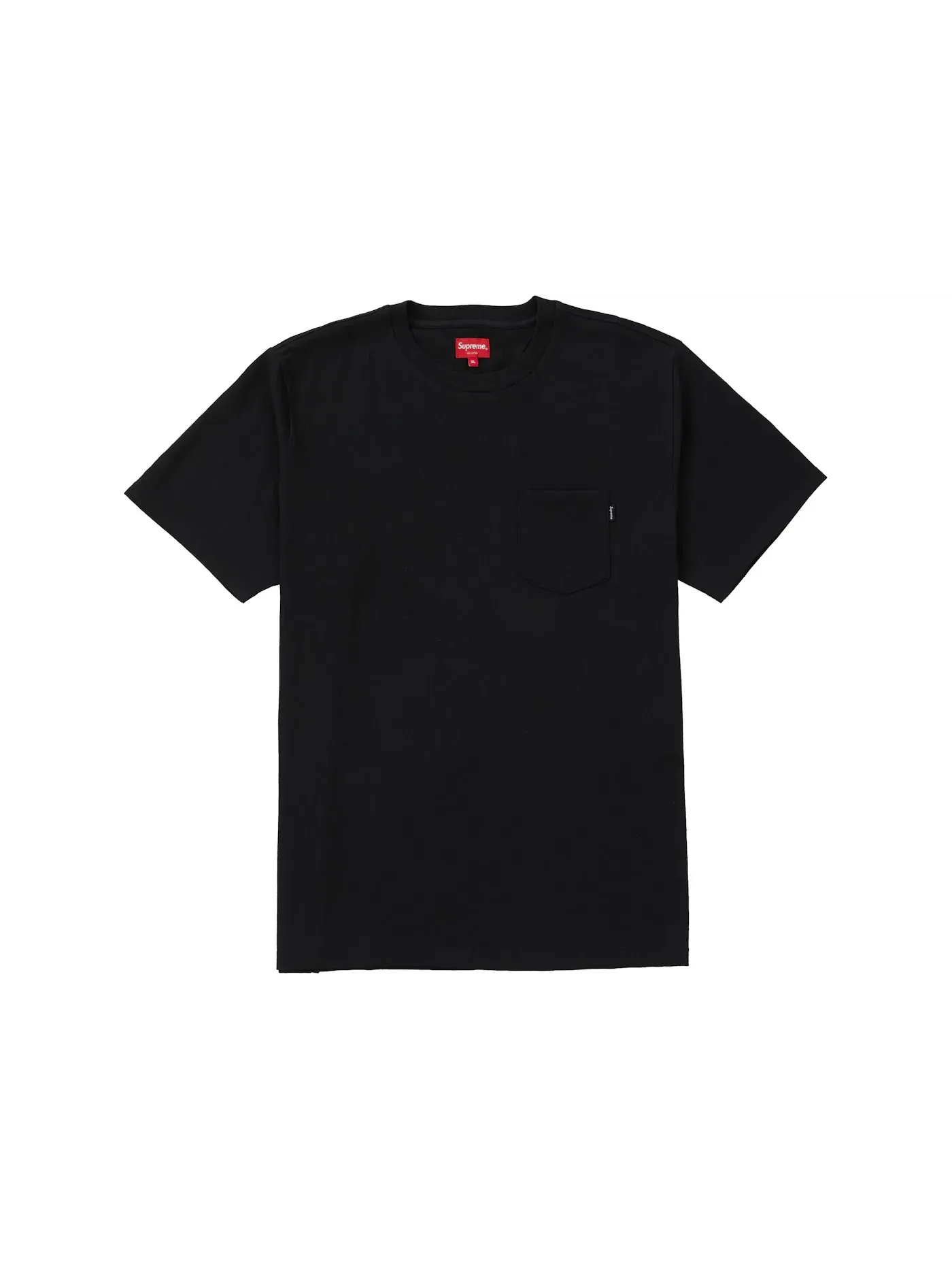 Мужская футболка с нагрудным карманом Supreme Tee — изображение 1 из 1, черный