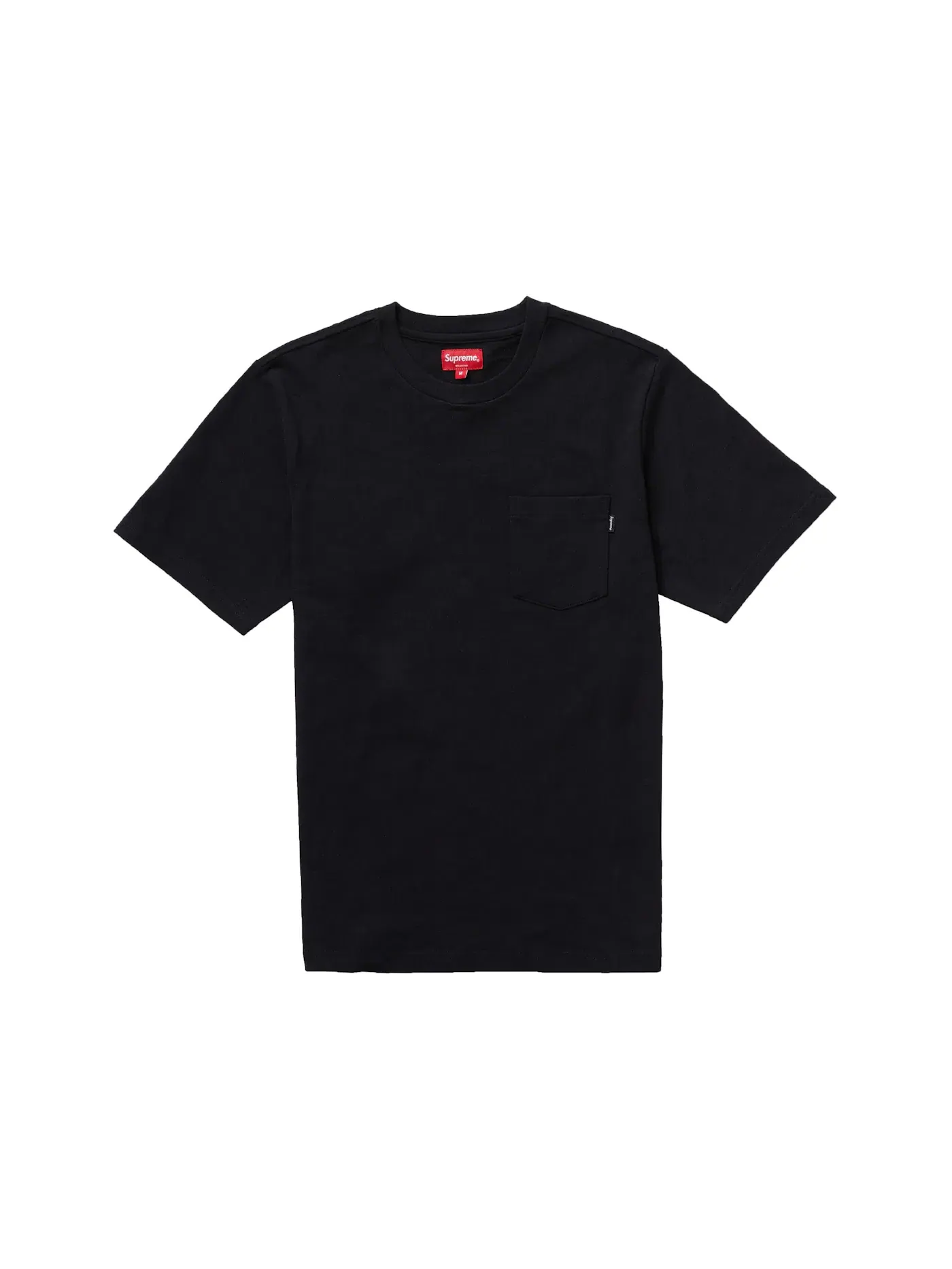 Мужская футболка с карманом Supreme Pocket Tee (FW20) — изображение 1 из 1, черный