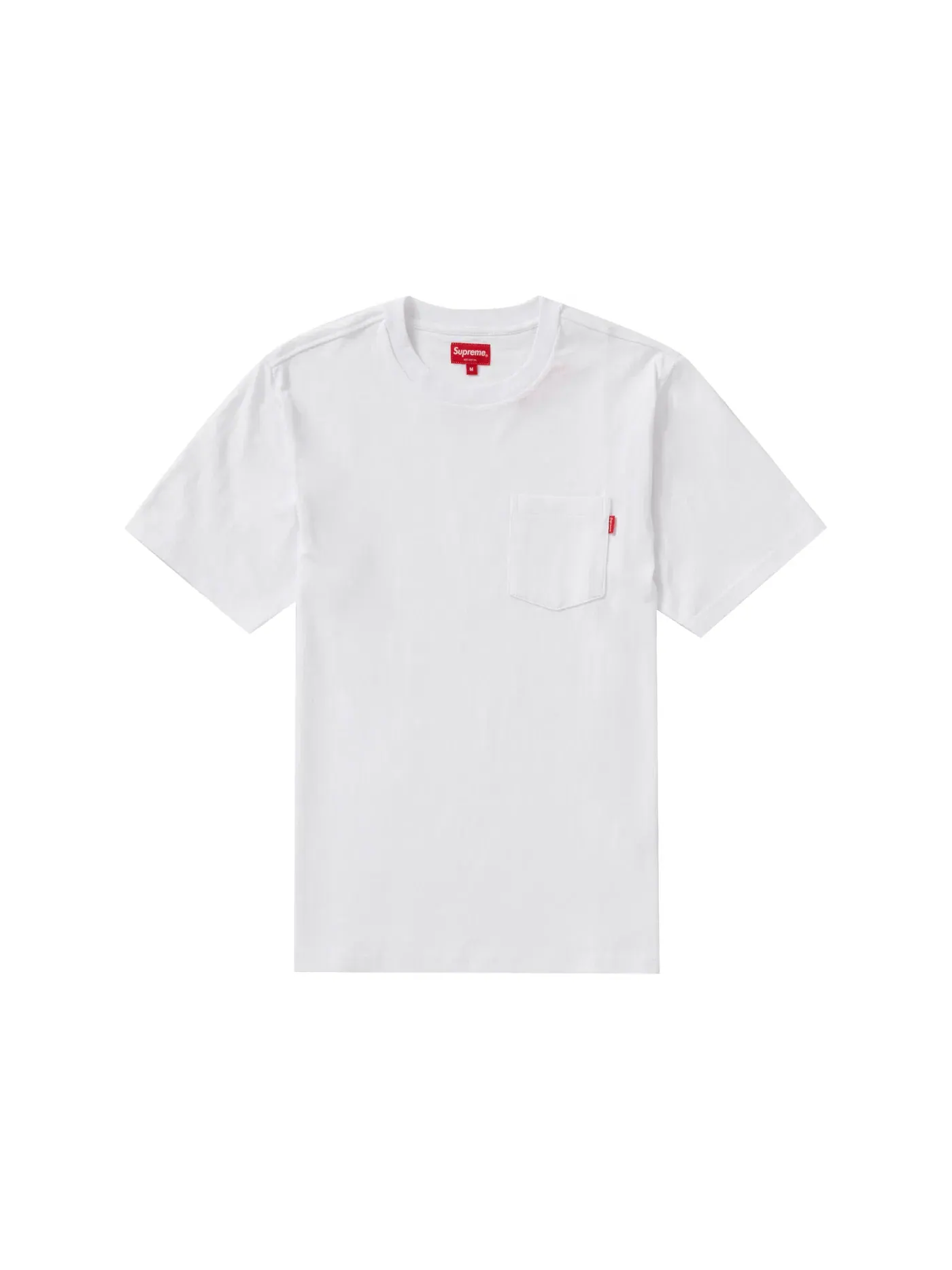 Мужская футболка с карманом Supreme Pocket Tee (FW20) — изображение 1 из 1, белый
