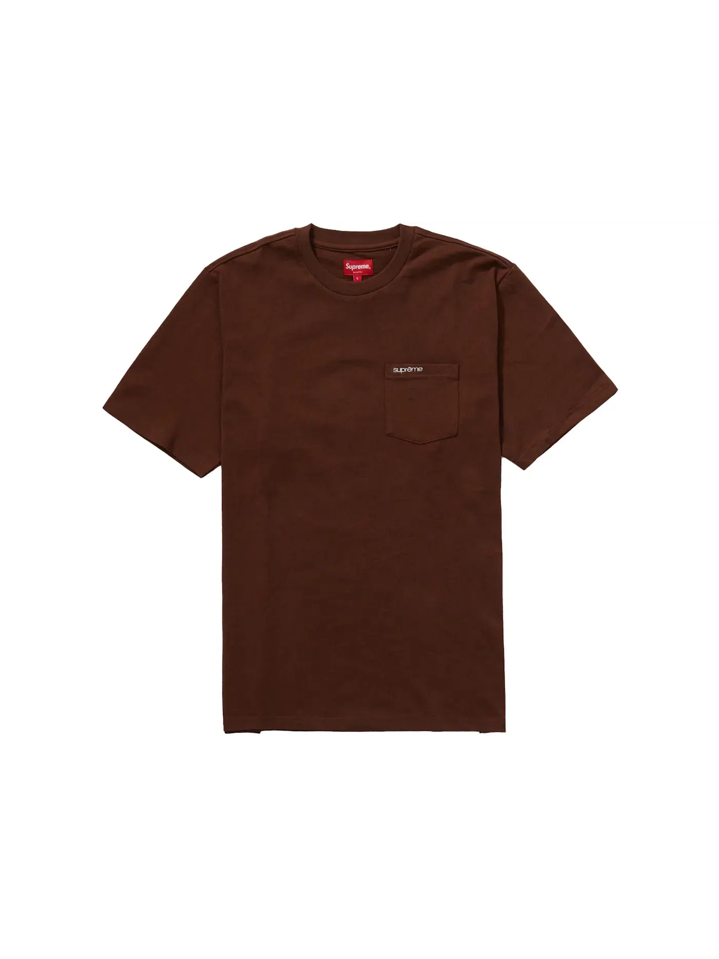 Мужская футболка с принтом Supreme Tee (FW21) — изображение 1 из 1, коричневый
