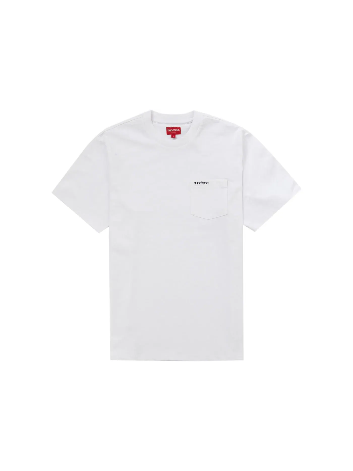 Мужская футболка Supreme S/S Pocket Tee (FW21) — изображение 1 из 1, белый