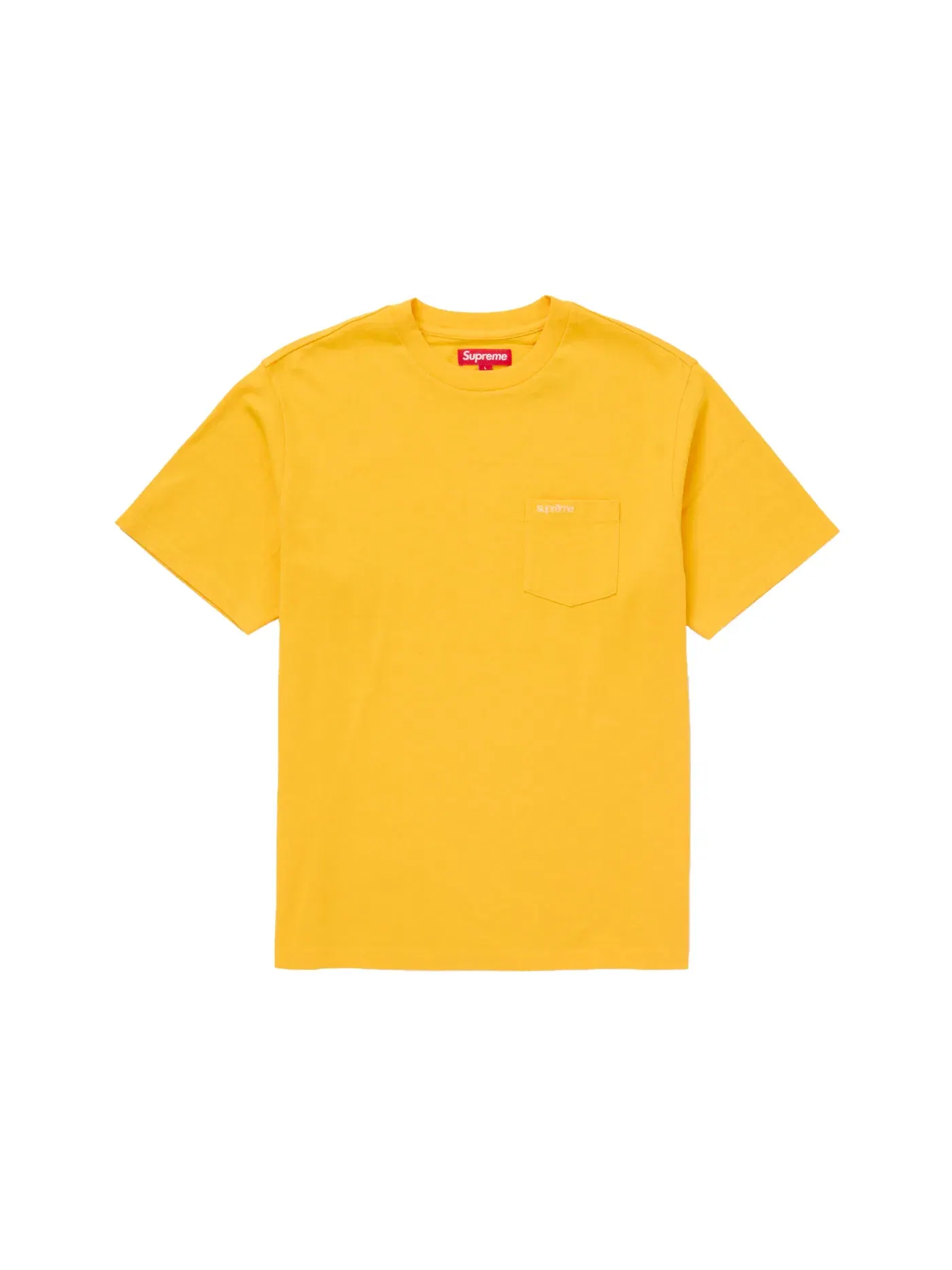 Мужская футболка с коротким рукавом Supreme Tee (FW24) — изображение 1 из 1, желтый