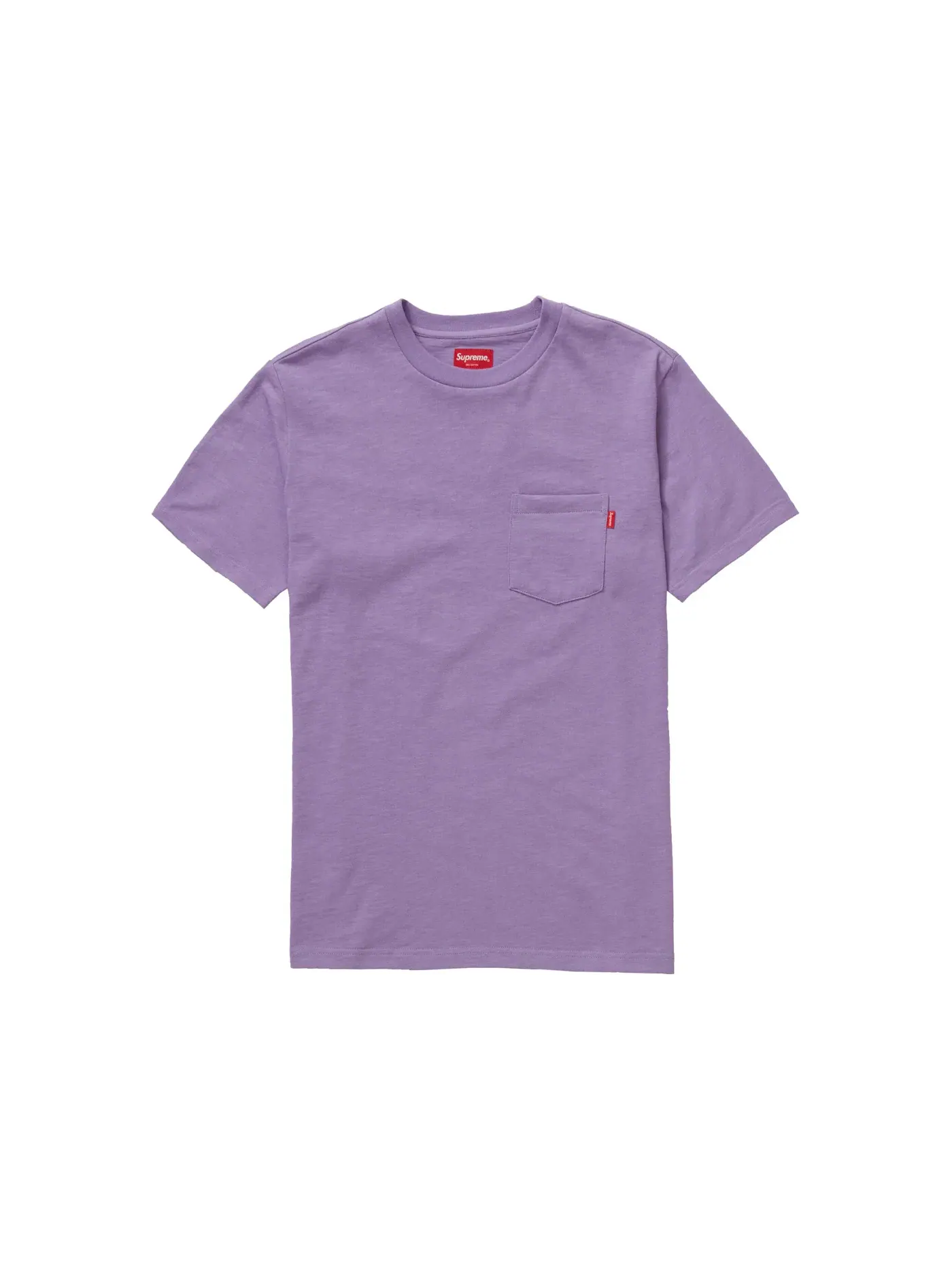 Мужская футболка с нагрудным карманом Supreme Tee — изображение 1 из 1, фиолетовый