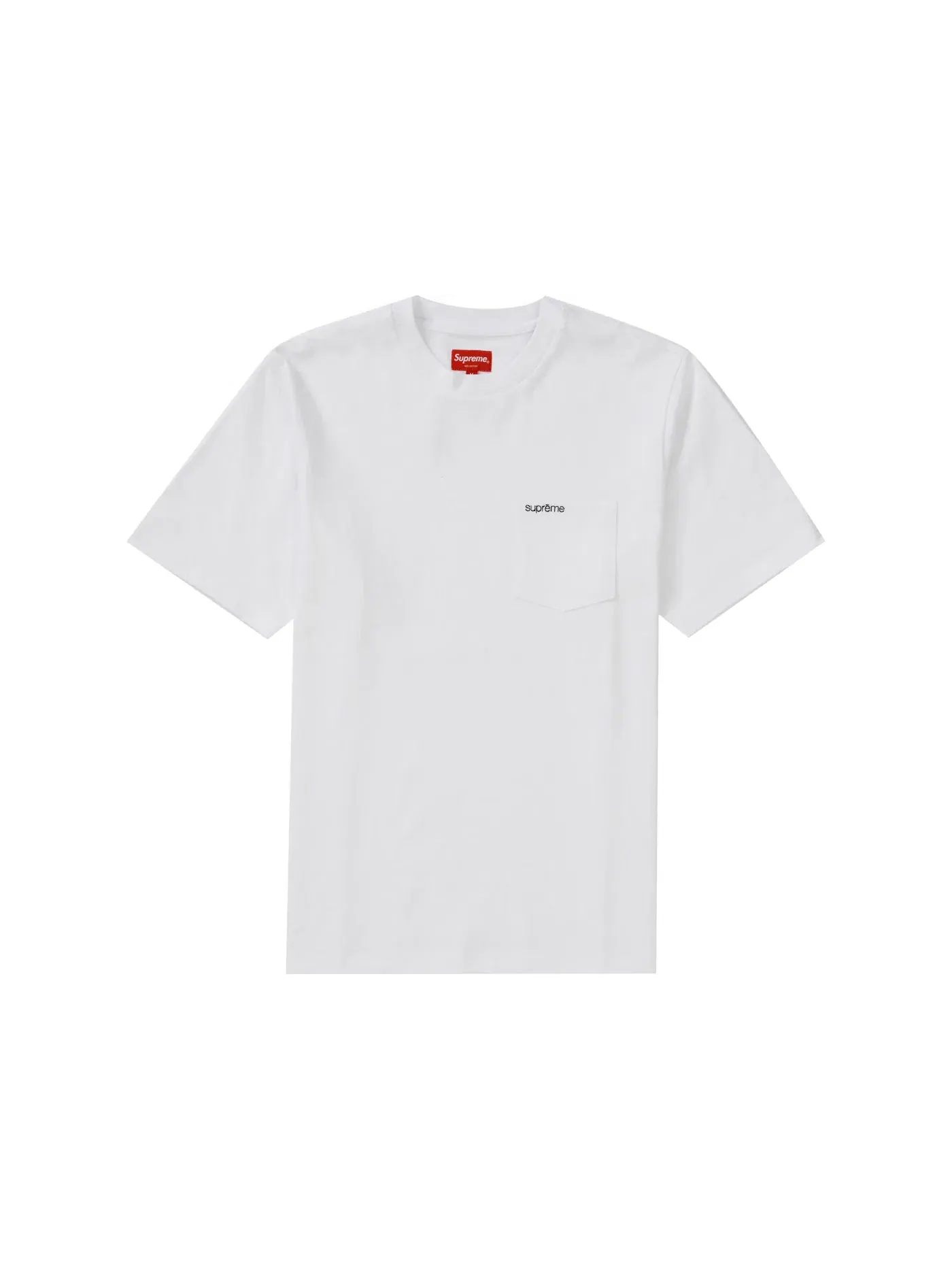 Мужская футболка с коротким рукавом с принтом Supreme Tee (SS21) — изображение 1 из 1, белый