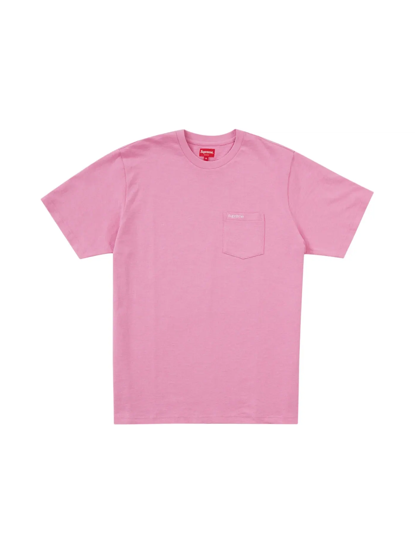 Мужская футболка с принтом Supreme Tee (SS22) — изображение 1 из 1, яркий розовый