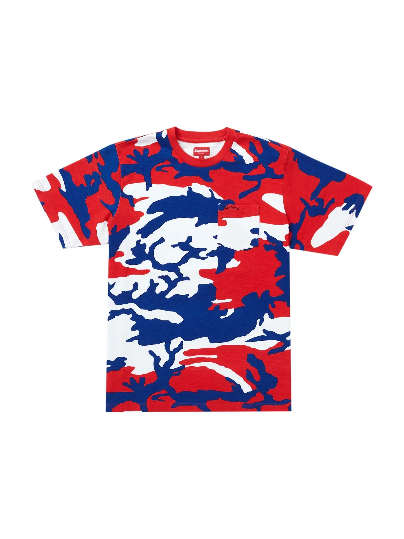 Мужская футболка с принтом Supreme Tee (SS22) — изображение 1 из 1, красный