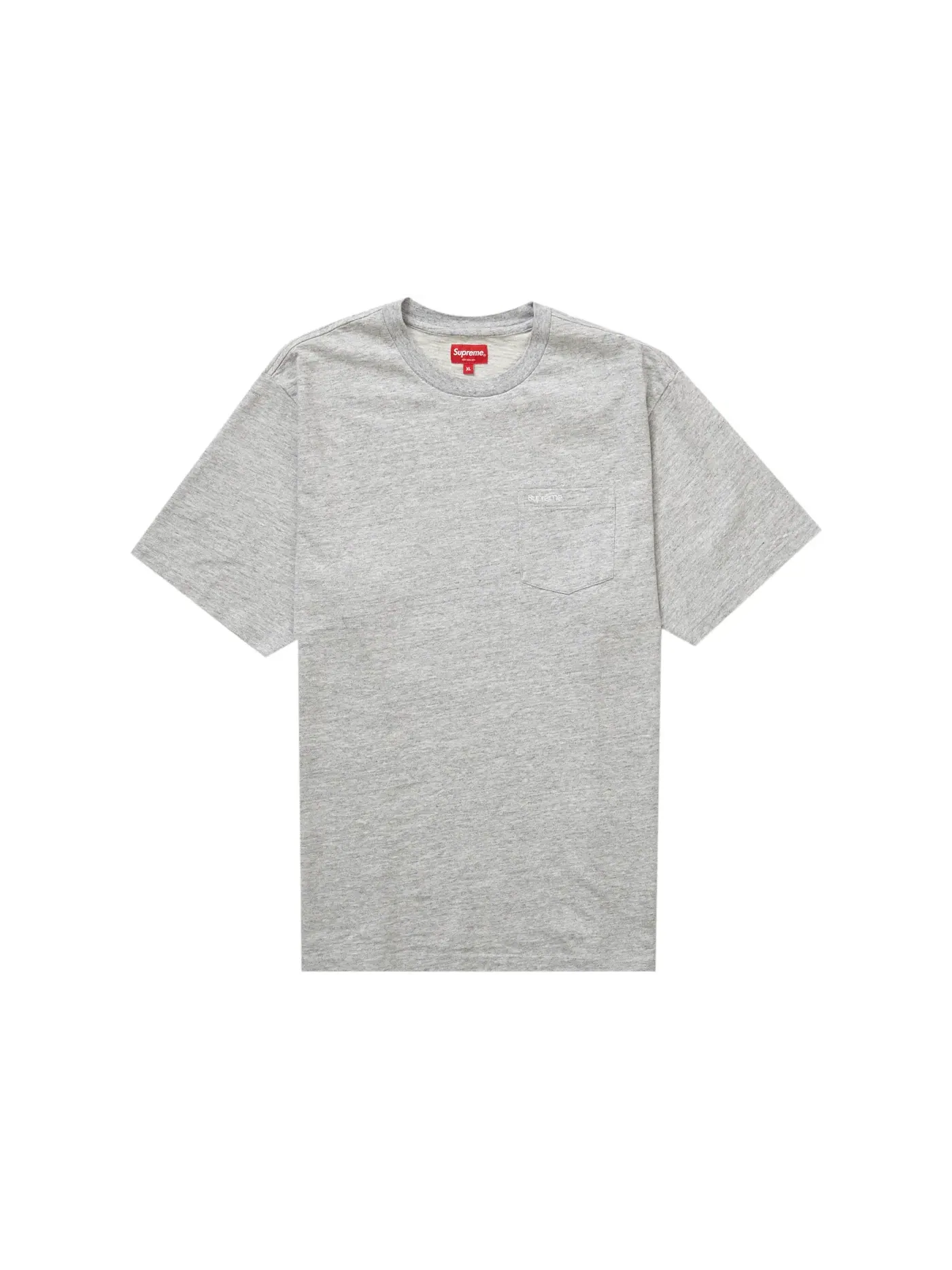 Мужская футболка с принтом Supreme Tee (SS23) — изображение 1 из 1, серый