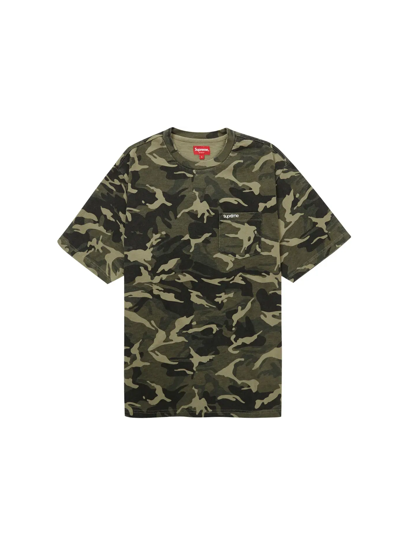 Мужская футболка с коротким рукавом Supreme Tee (SS23) — изображение 1 из 1, оливковый