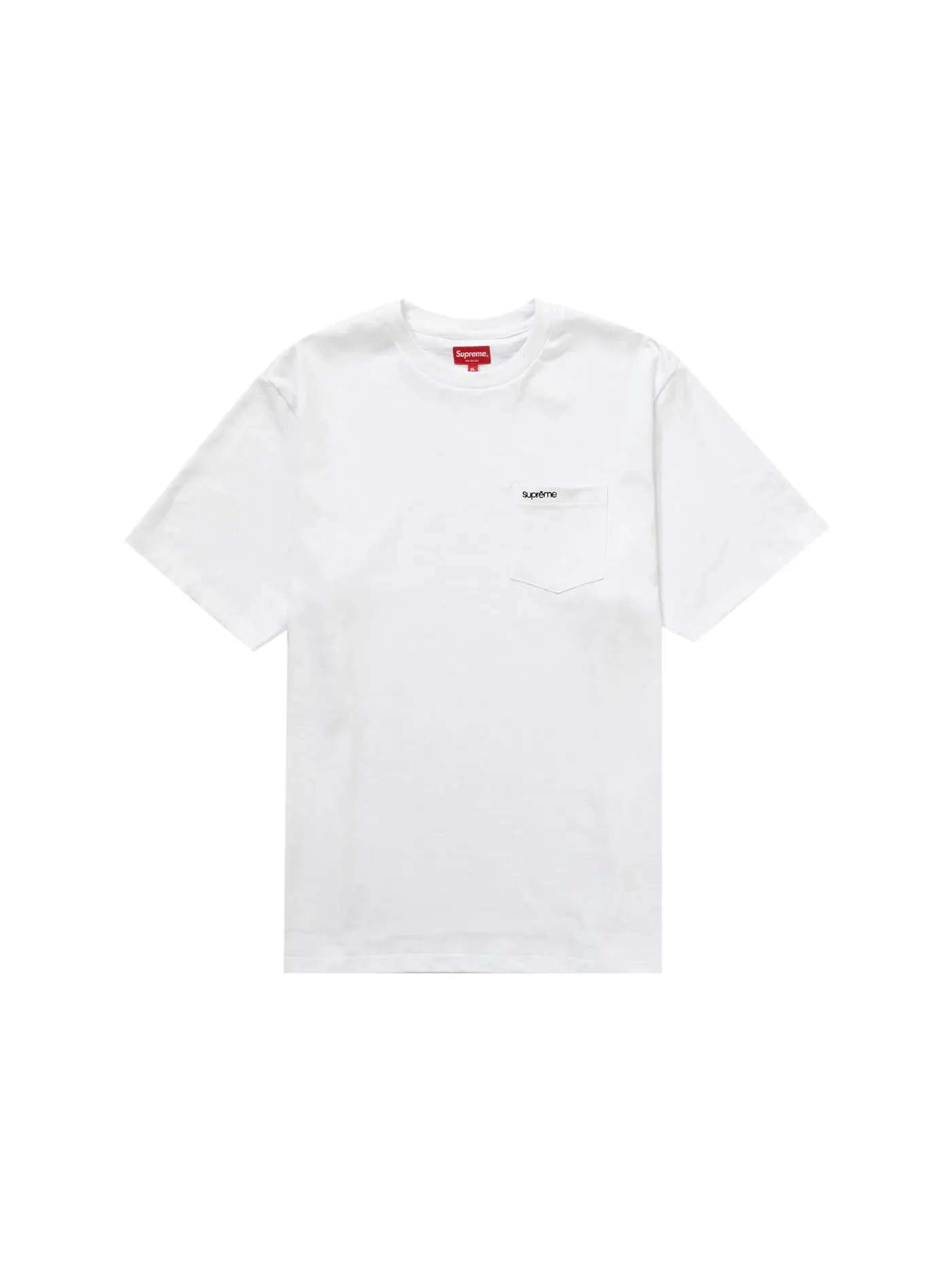 Мужская футболка с нагрудным карманом Supreme Tee (SS23) — изображение 1 из 1, белый