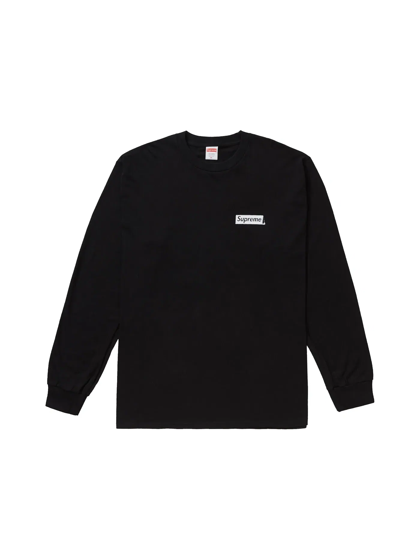 Мужская футболка с длинным рукавом с принтом L/S Tee Supreme — изображение 1 из 2, черный