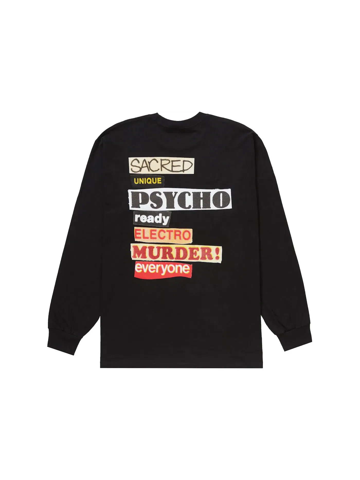 Мужская футболка с длинным рукавом с принтом L/S Tee Supreme — изображение 2 из 2, черный