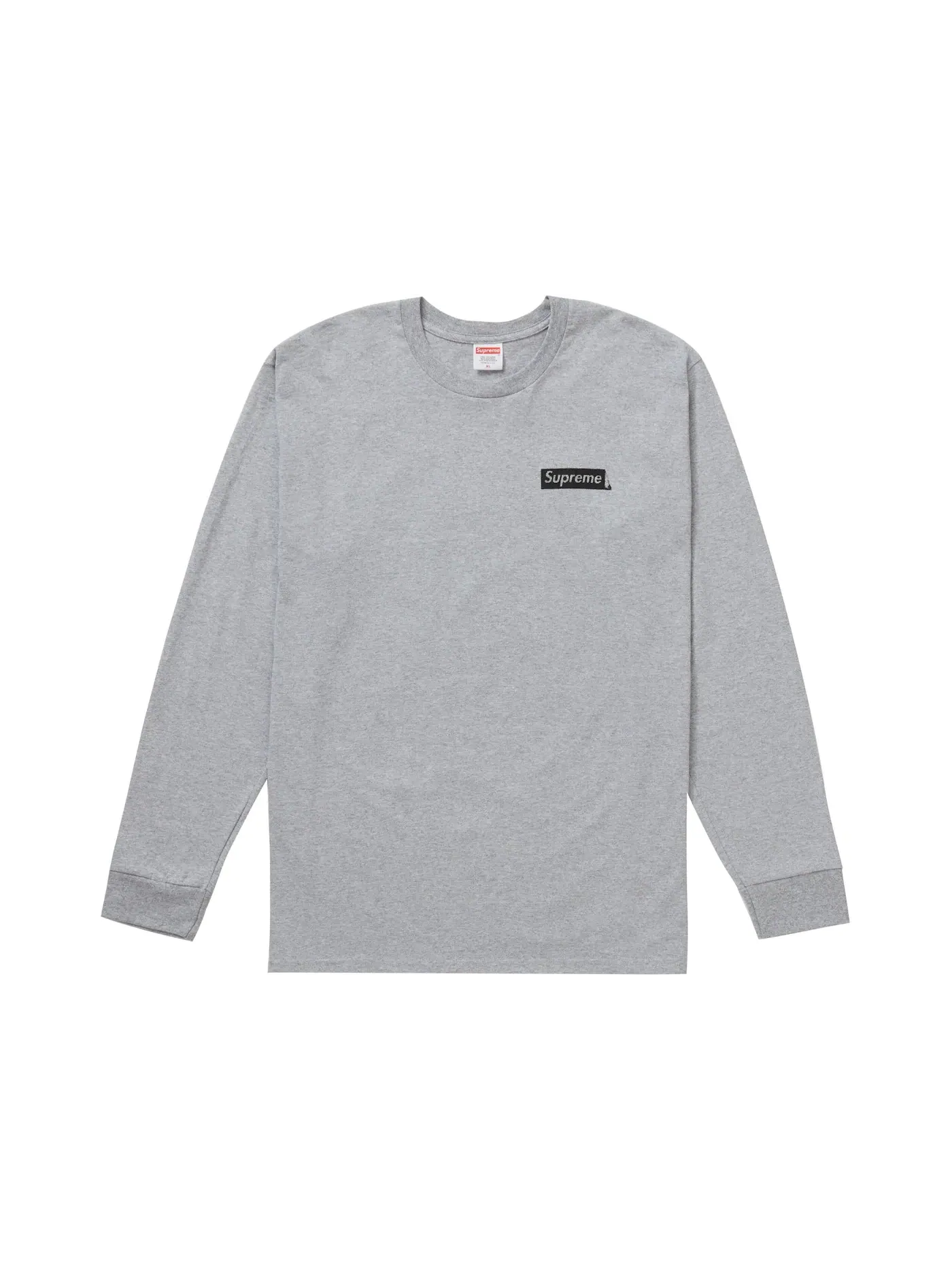 Мужская футболка с длинным рукавом Supreme L/S Tee — изображение 1 из 2, серый