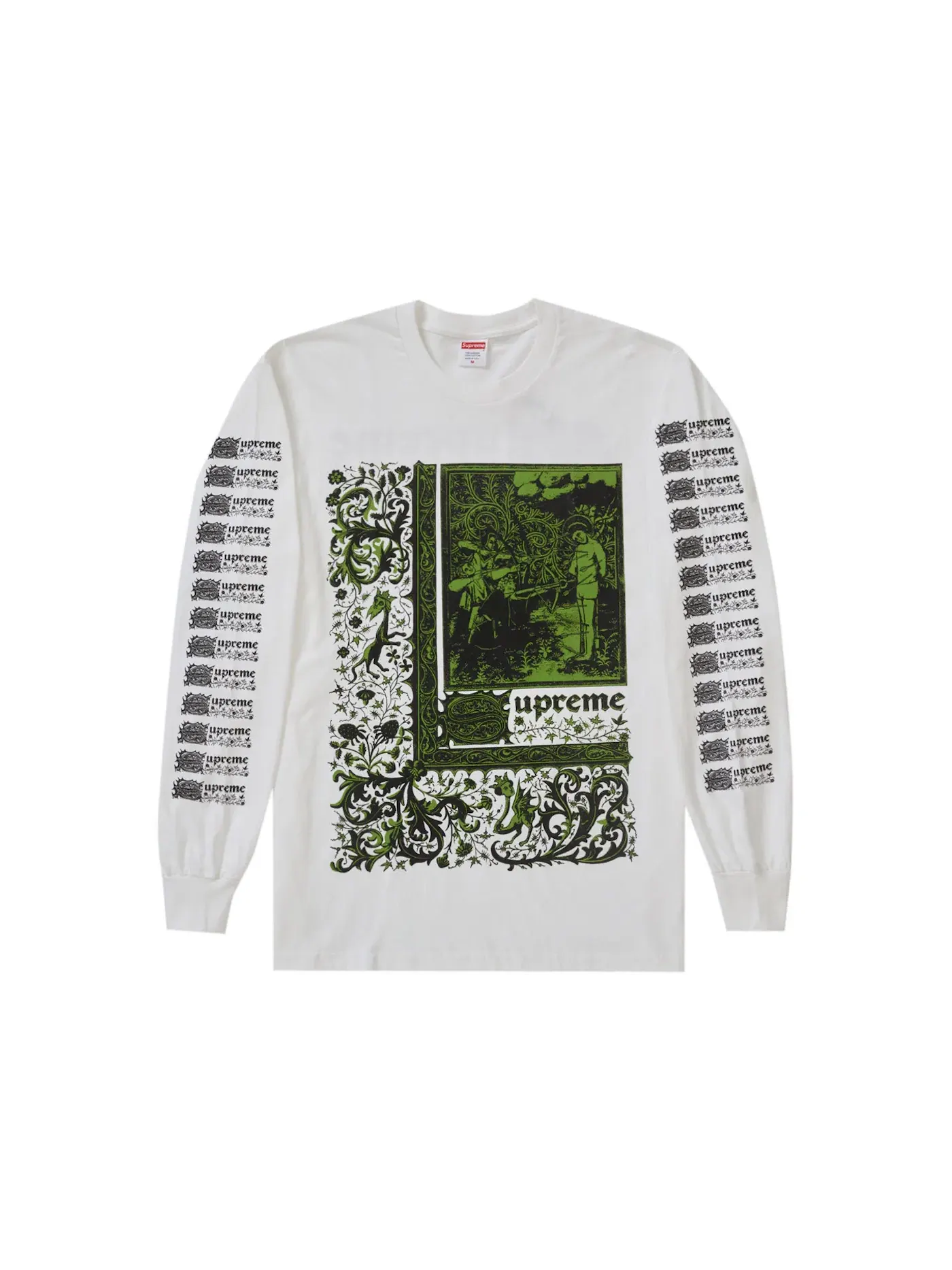 Мужская футболка с длинным рукавом Supreme Saint Sebastian L/S Tee — изображение 1 из 2, белый
